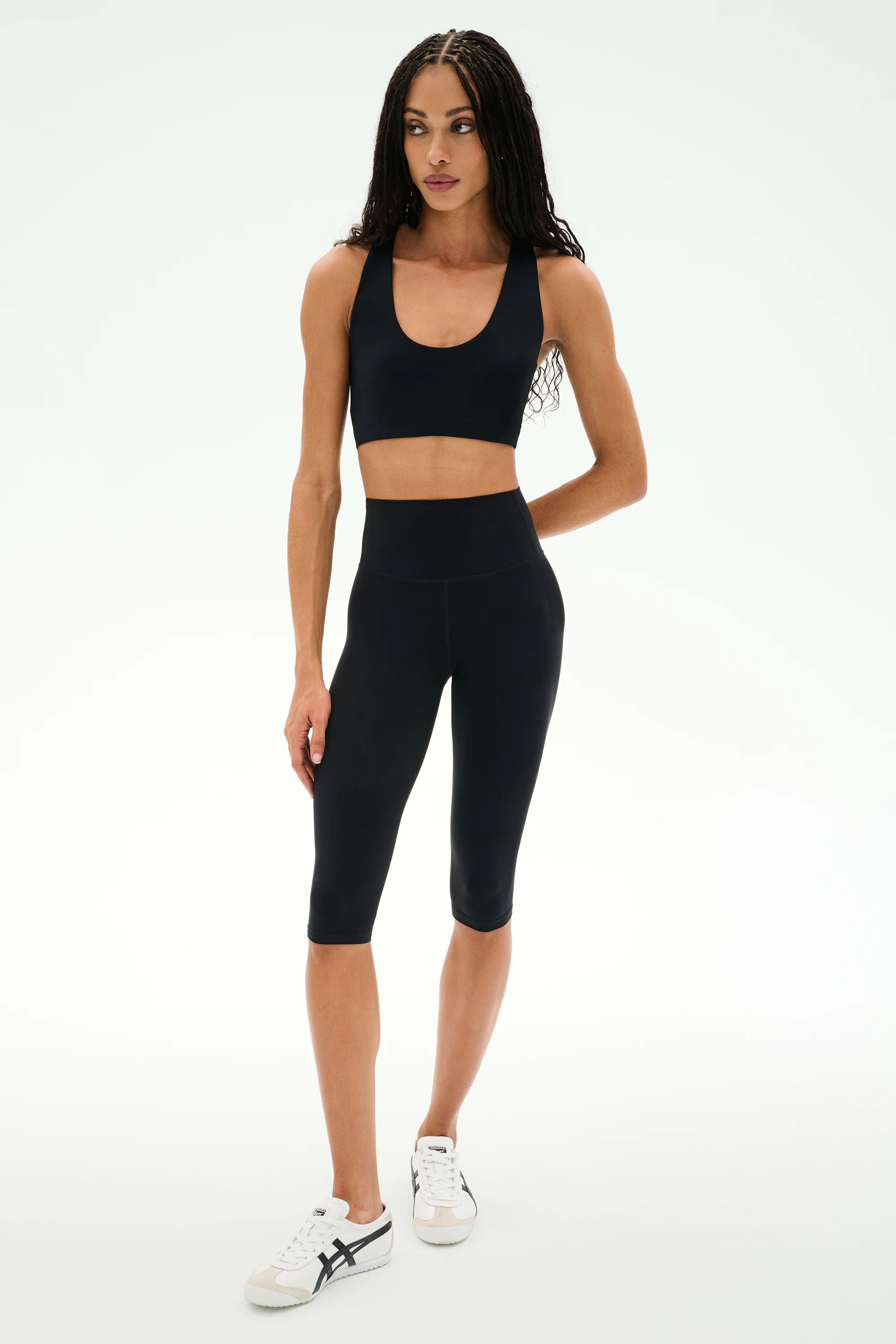 Airweight High Waist 16" Capri Legging - Black - Image 4