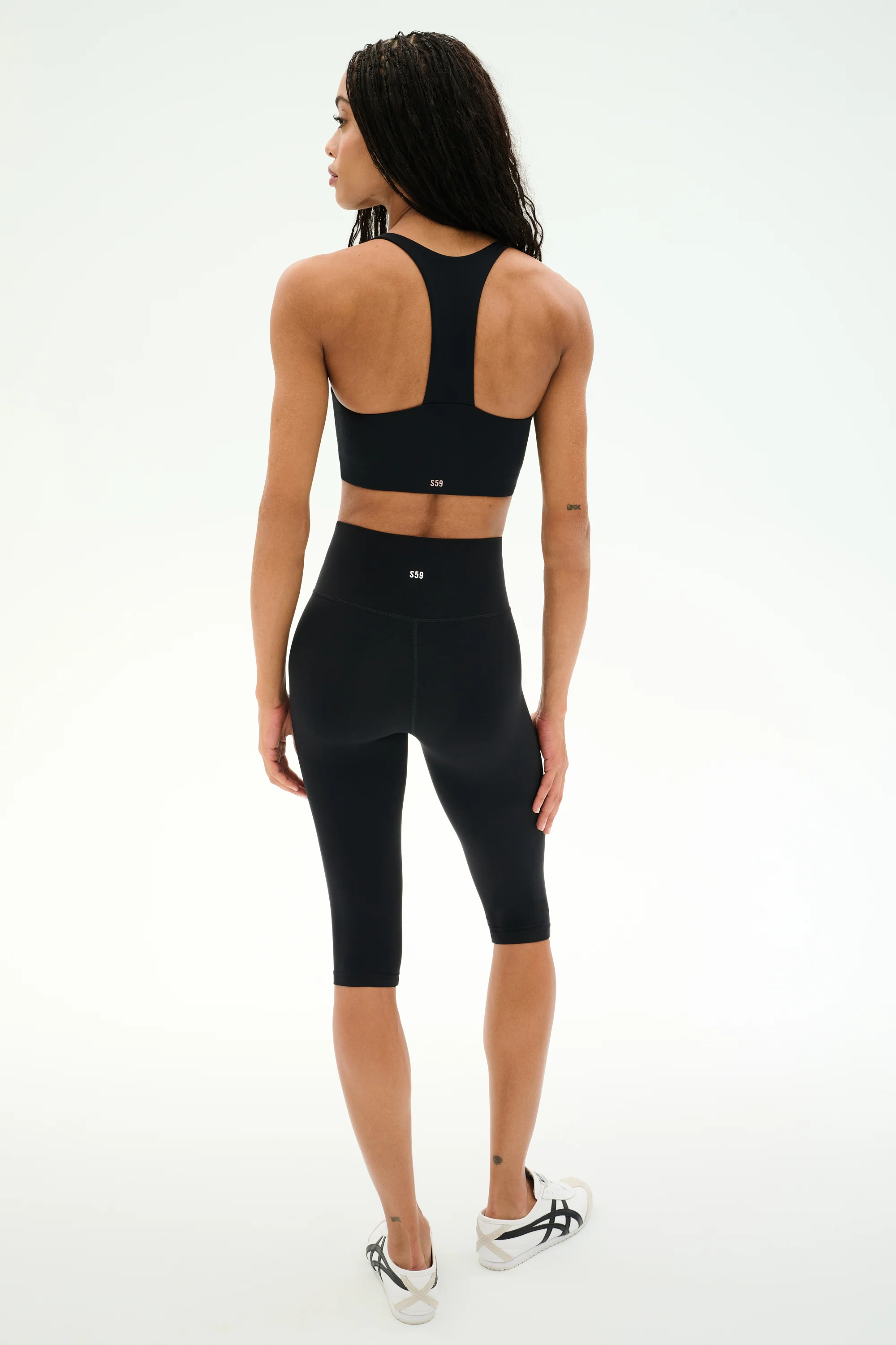 Airweight High Waist 16" Capri Legging - Black - Image 6