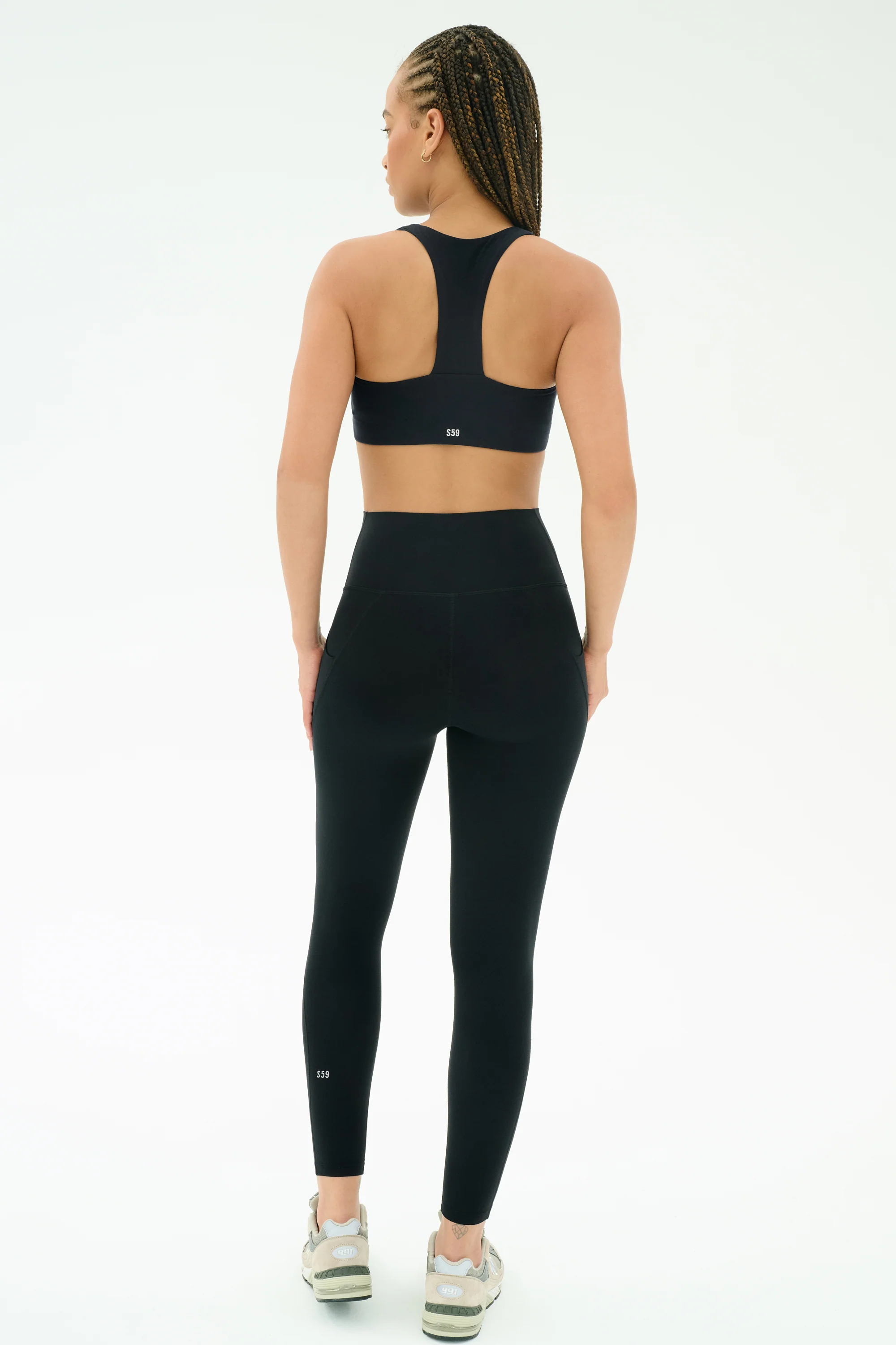 Airweight High Waist 7/8 Pocket Legging - Black - Image 7
