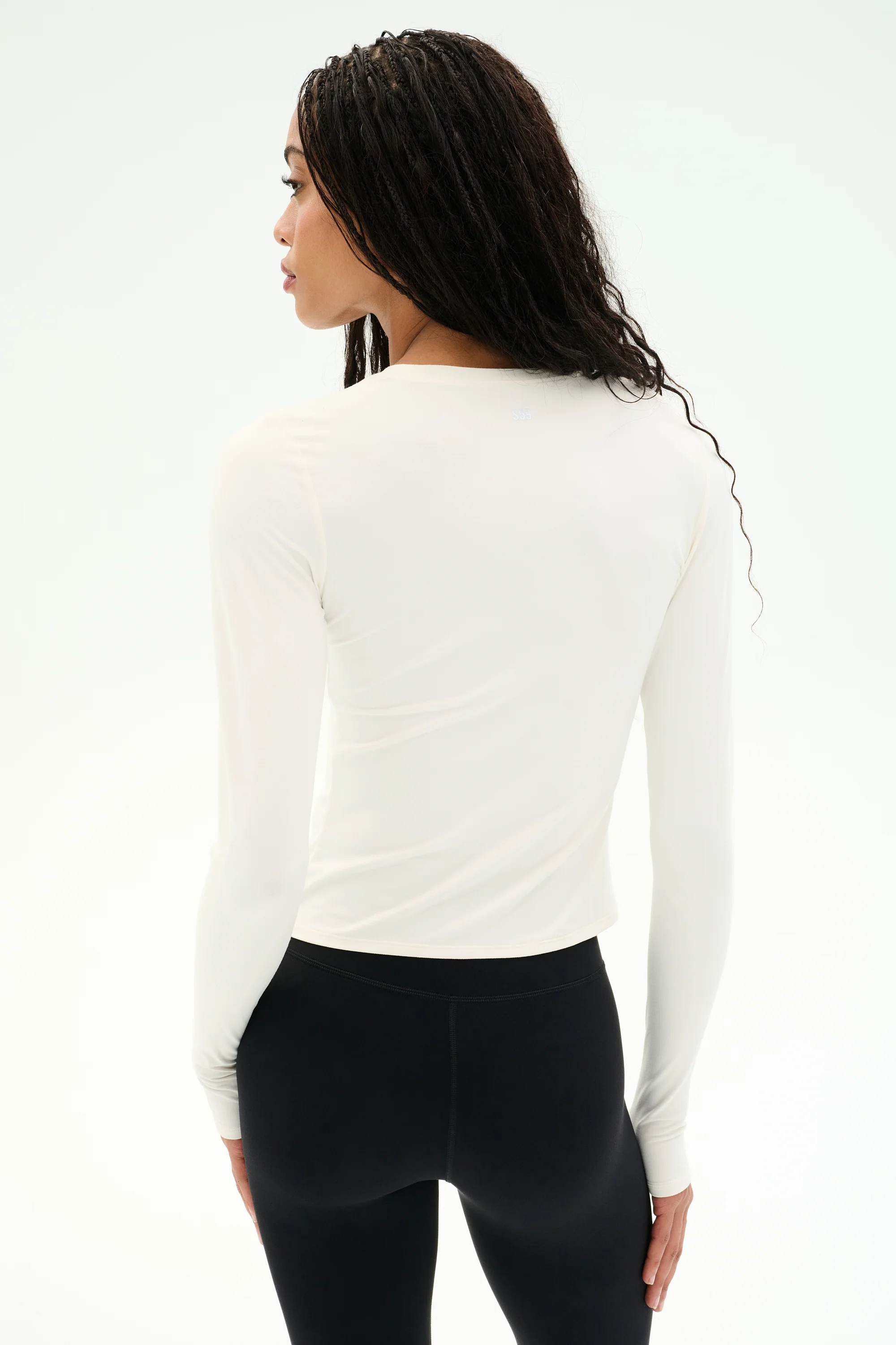 Airweight Lite Long Sleeve Waist Length - White - Image 3
