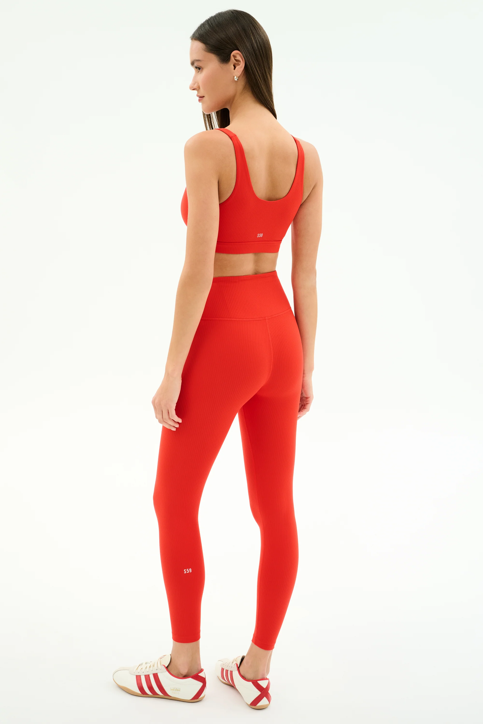 Airweight Rib Bra - Lotus Red - Image 6