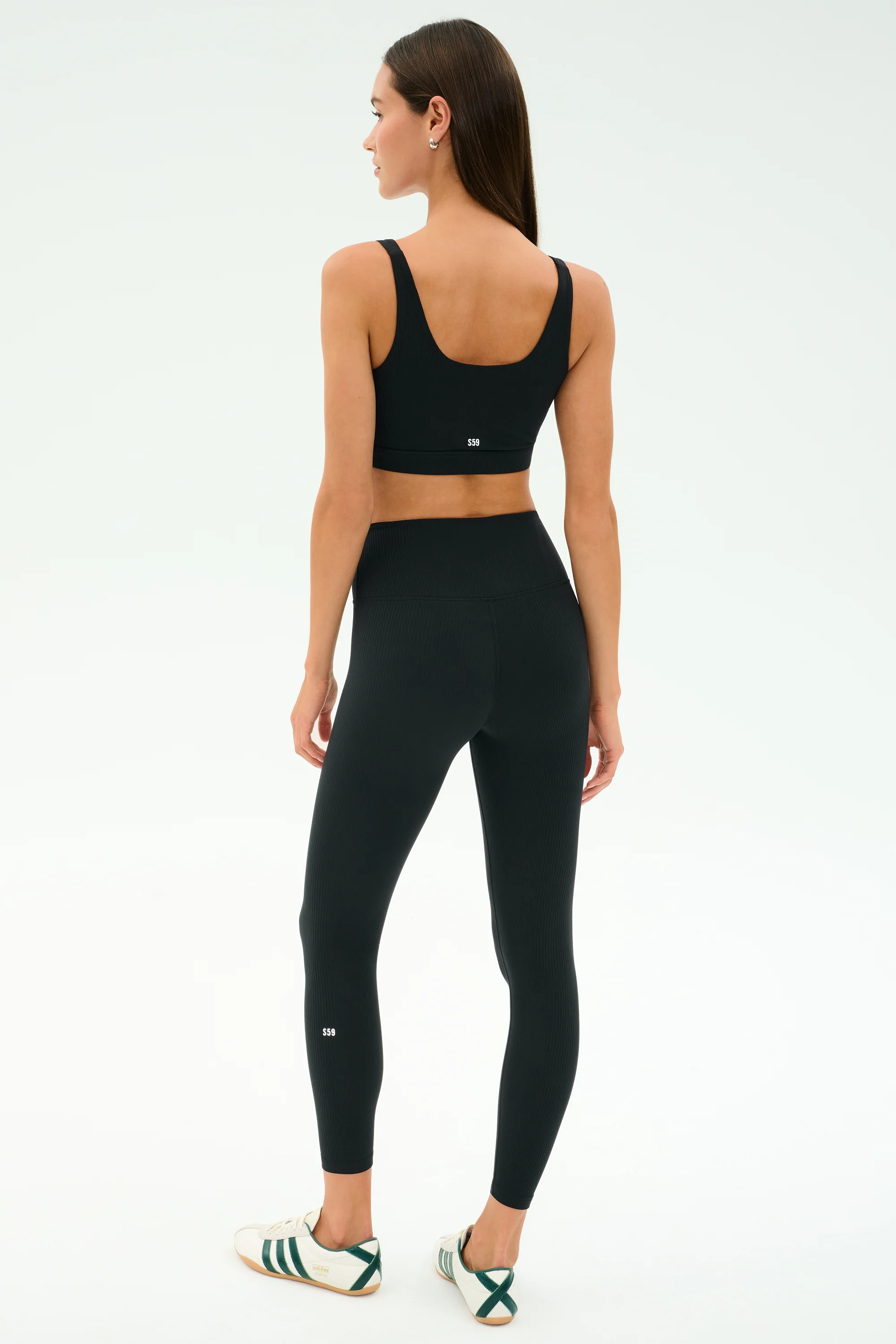 Airweight Rib High Waist 7/8 - Black - Image 6
