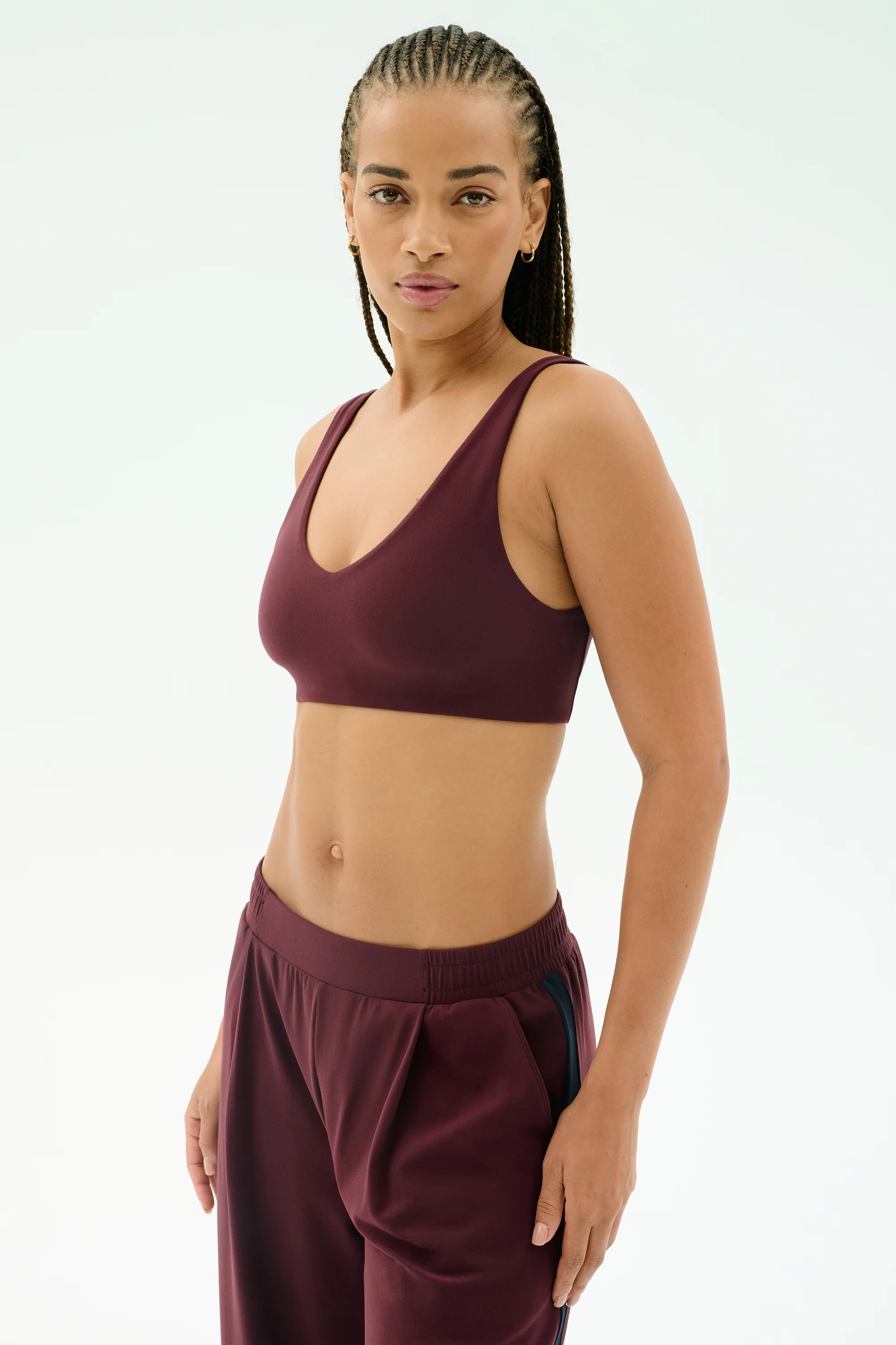 Airweight Scoop Back Bra - Dark Cherry - Image 2
