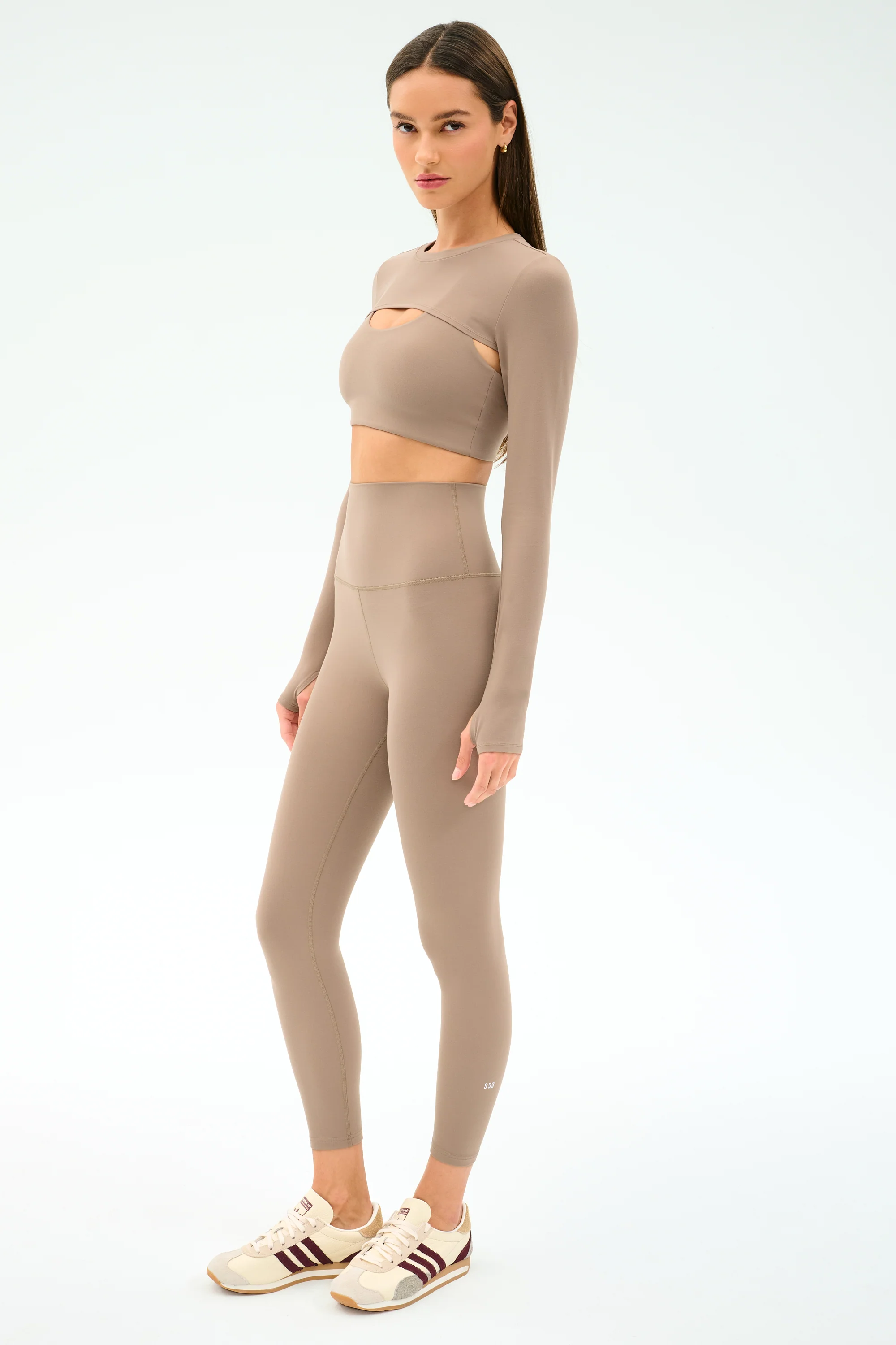 Amelia Airweight Lite Shrug - Latte - Image 5