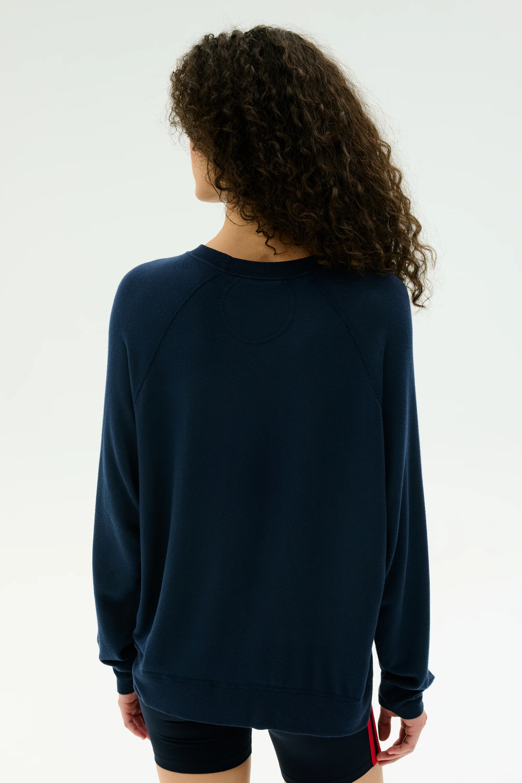 Andie Fleece Sweatshirt - Indigo - Image 3