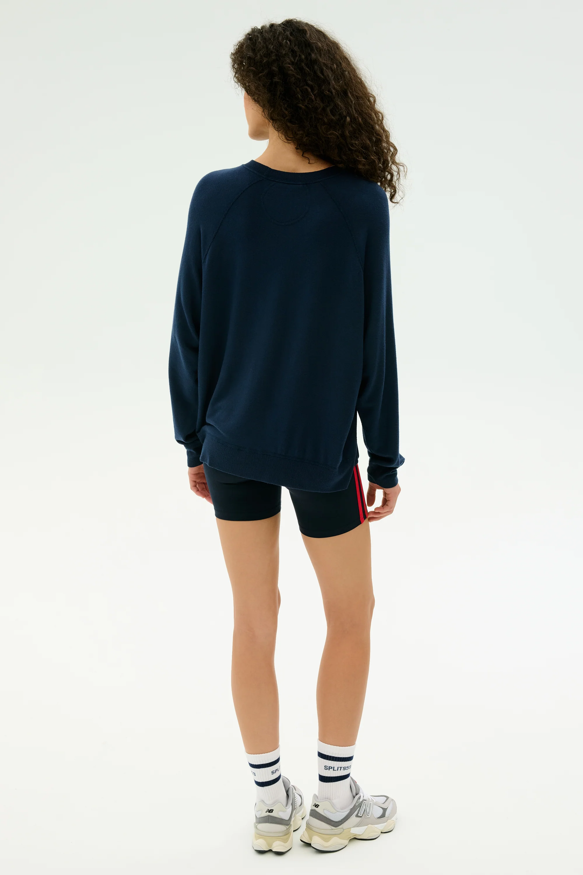 Andie Fleece Sweatshirt - Indigo - Image 6