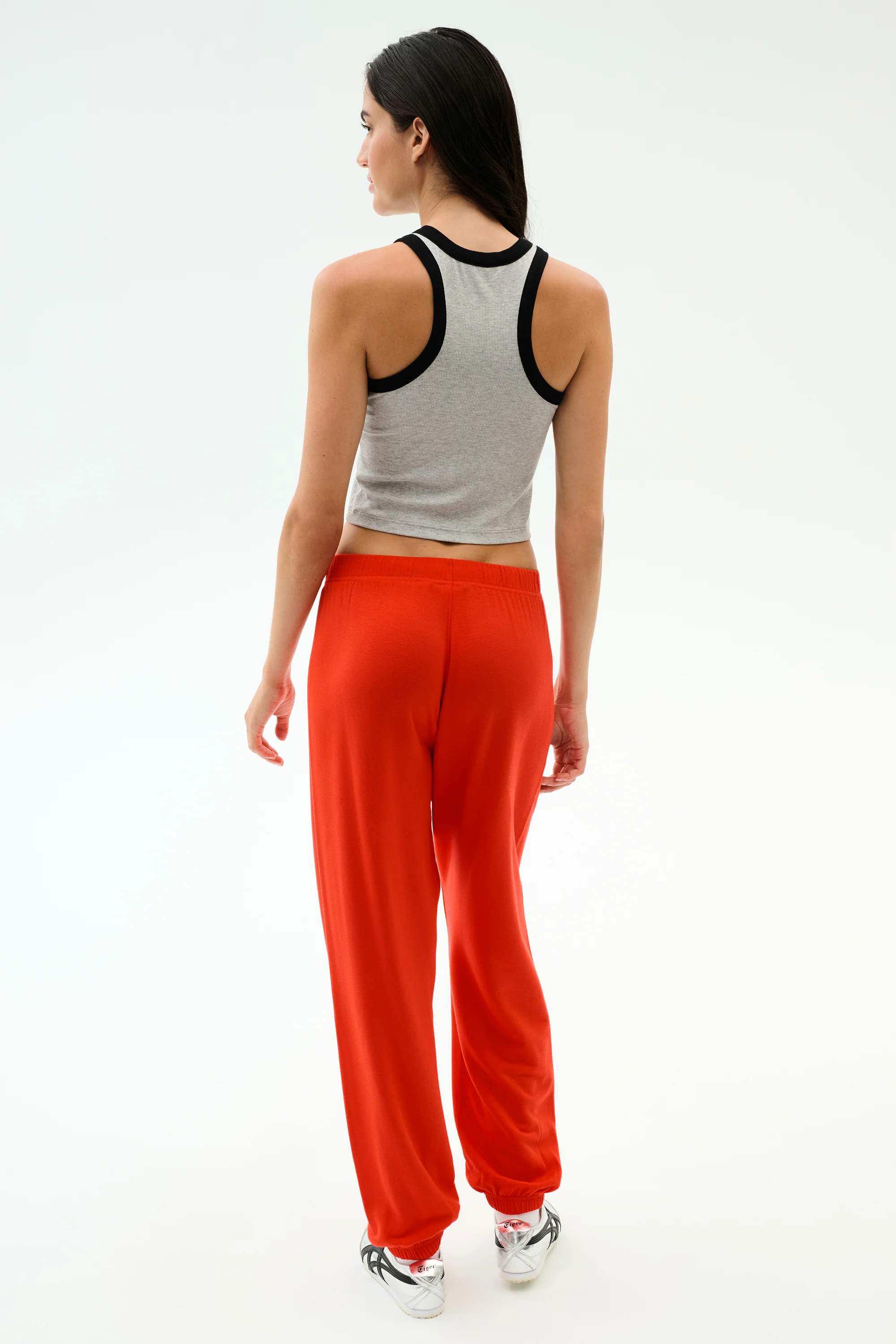 Andie Oversized Fleece Sweatpant - Lotus Red - Image 6