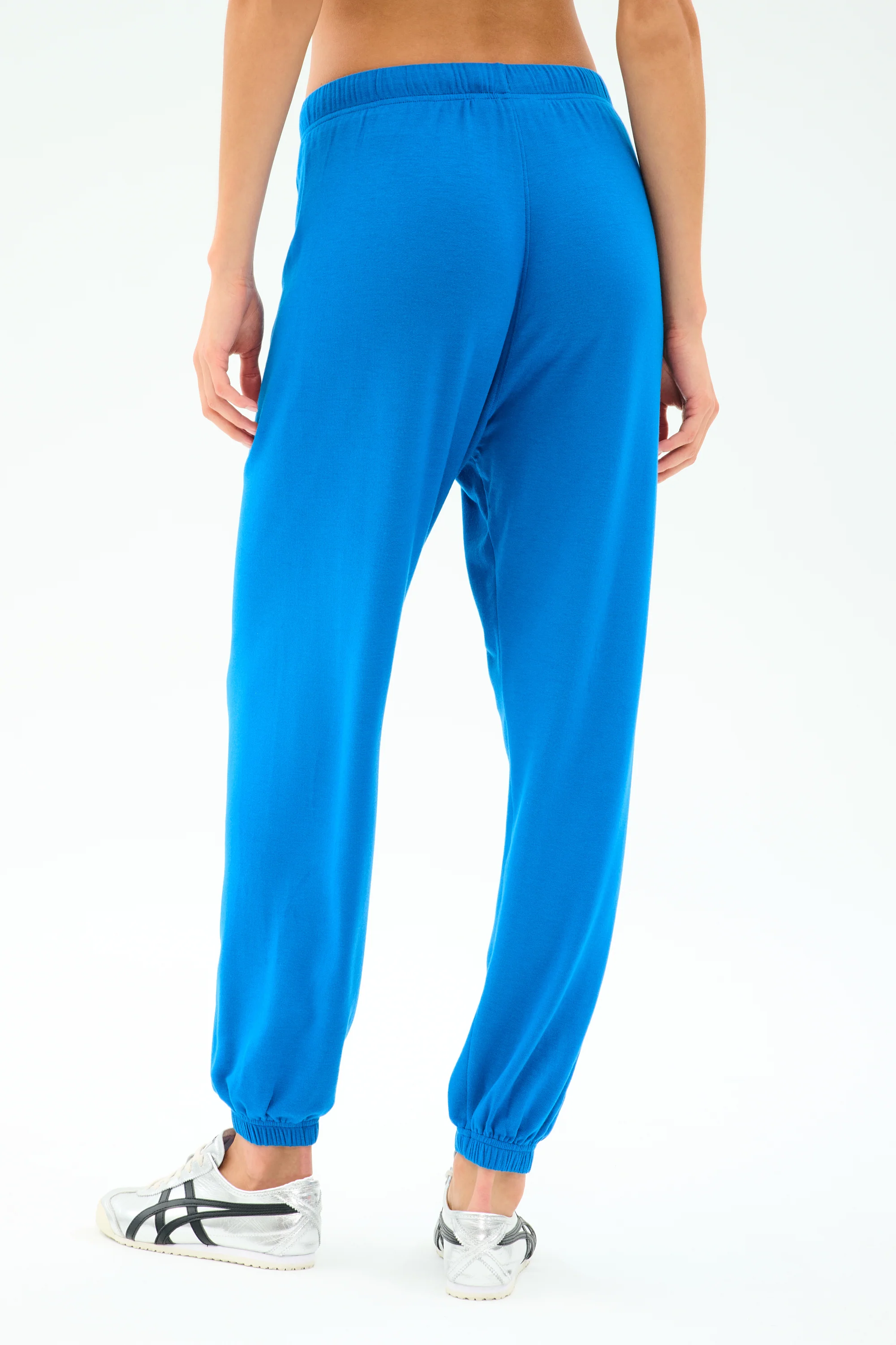 Andie Oversized Fleece Sweatpant - Classic Blue - Image 3