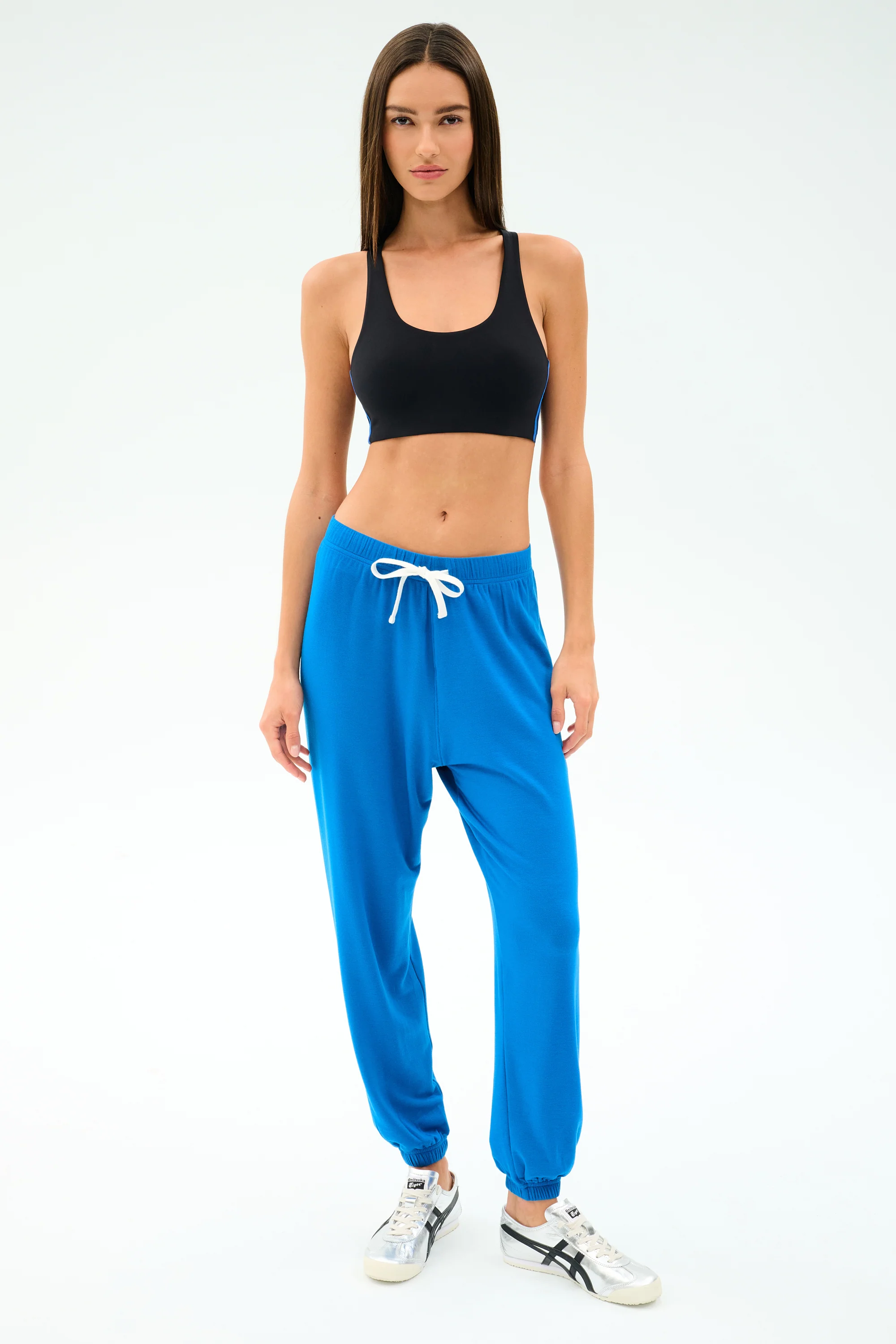 Andie Oversized Fleece Sweatpant - Classic Blue - Image 4