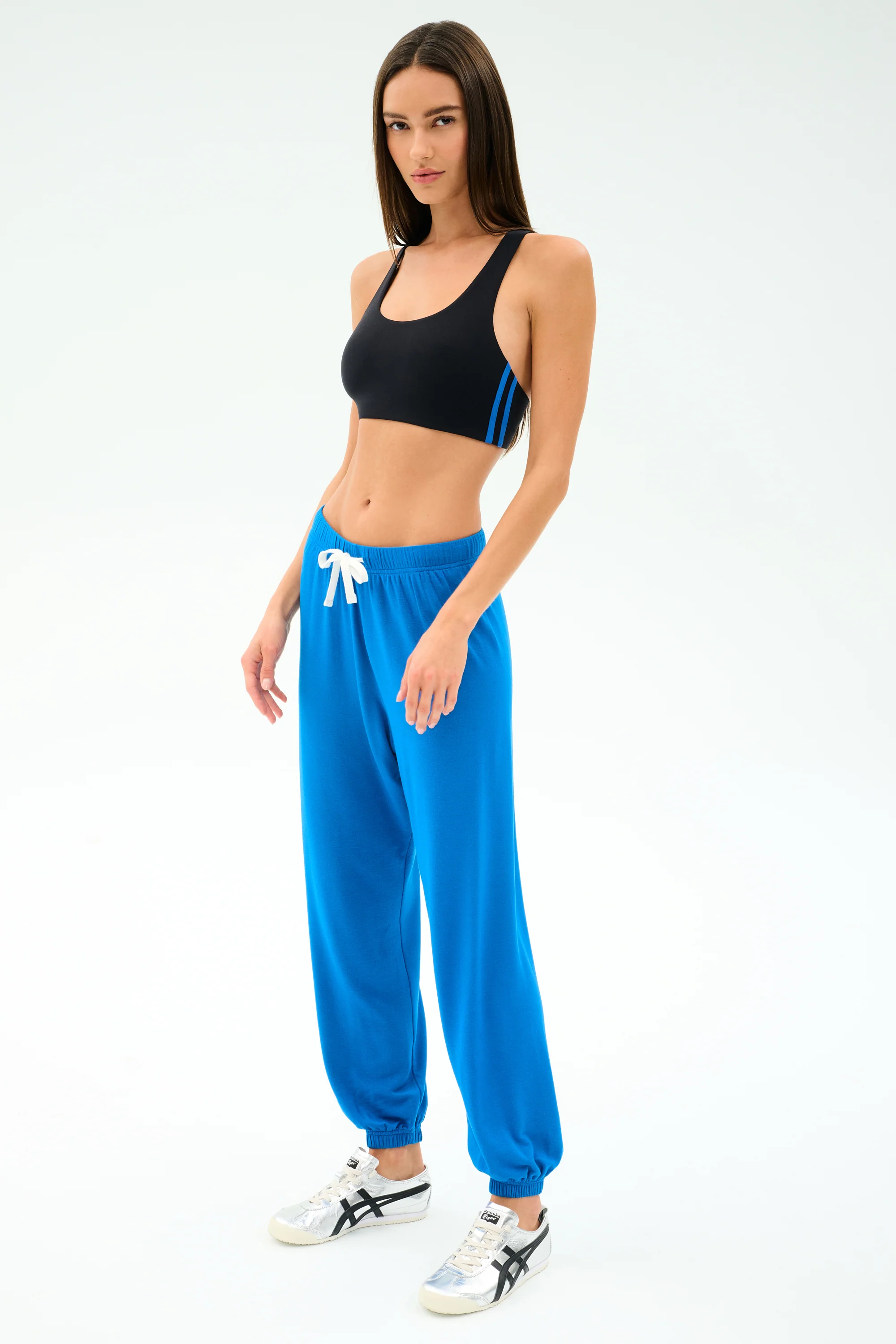 Andie Oversized Fleece Sweatpant - Classic Blue - Image 5
