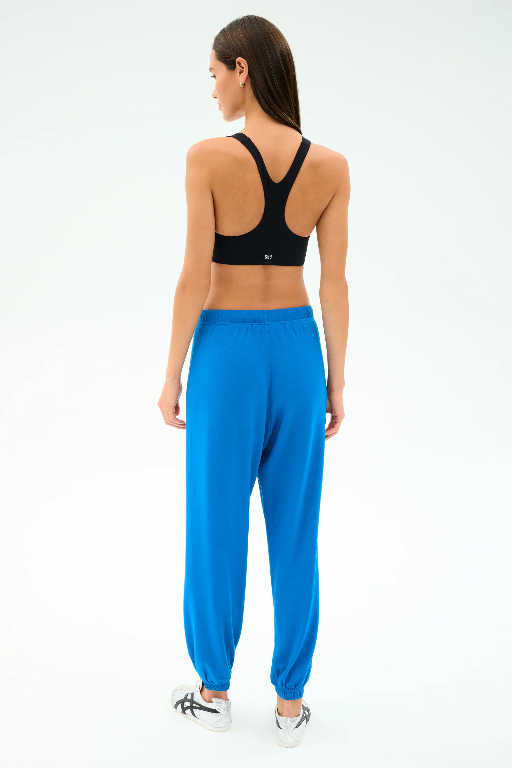 Andie Oversized Fleece Sweatpant - Classic Blue - Image 6