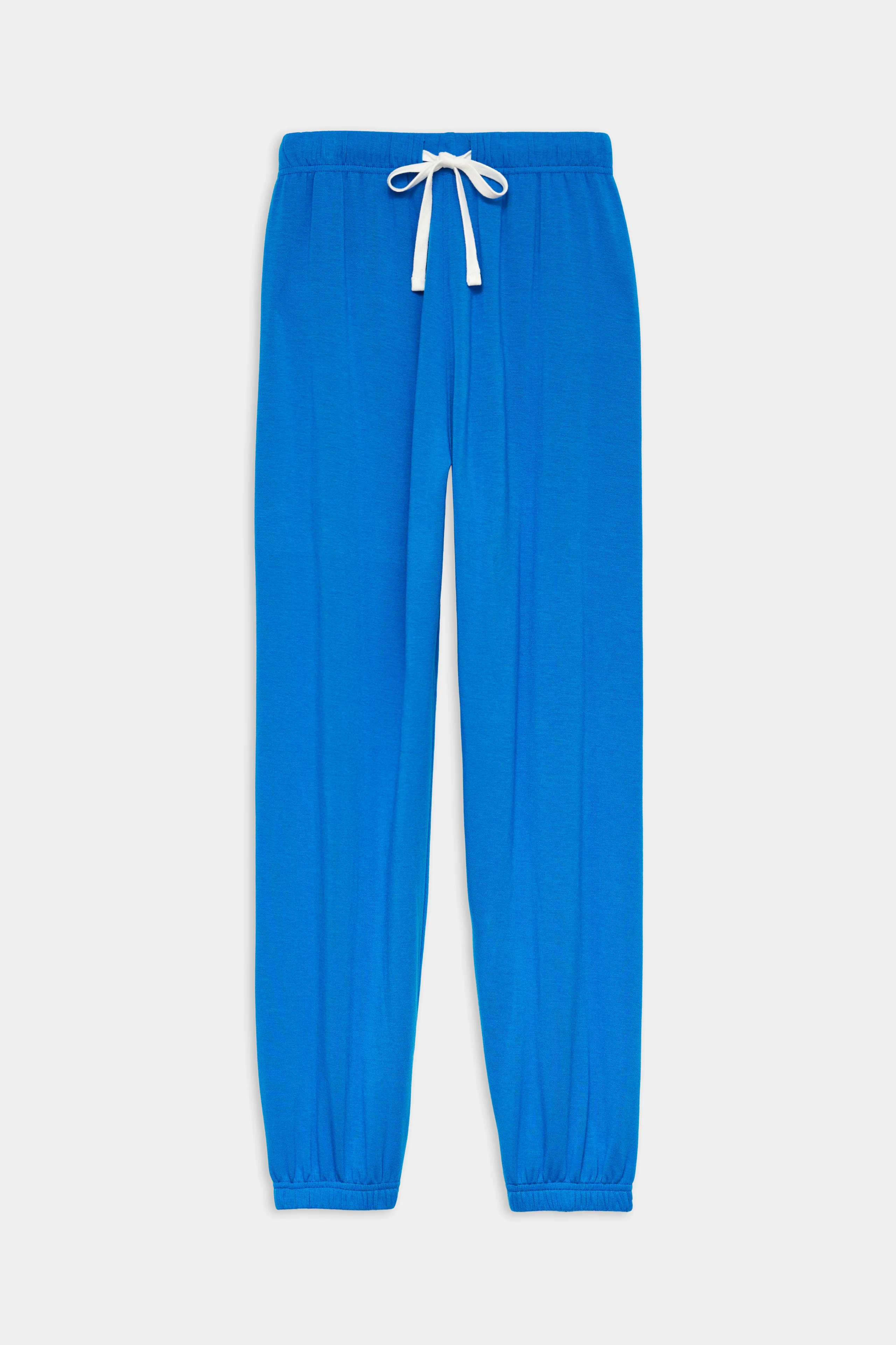Andie Oversized Fleece Sweatpant - Classic Blue - Image 7