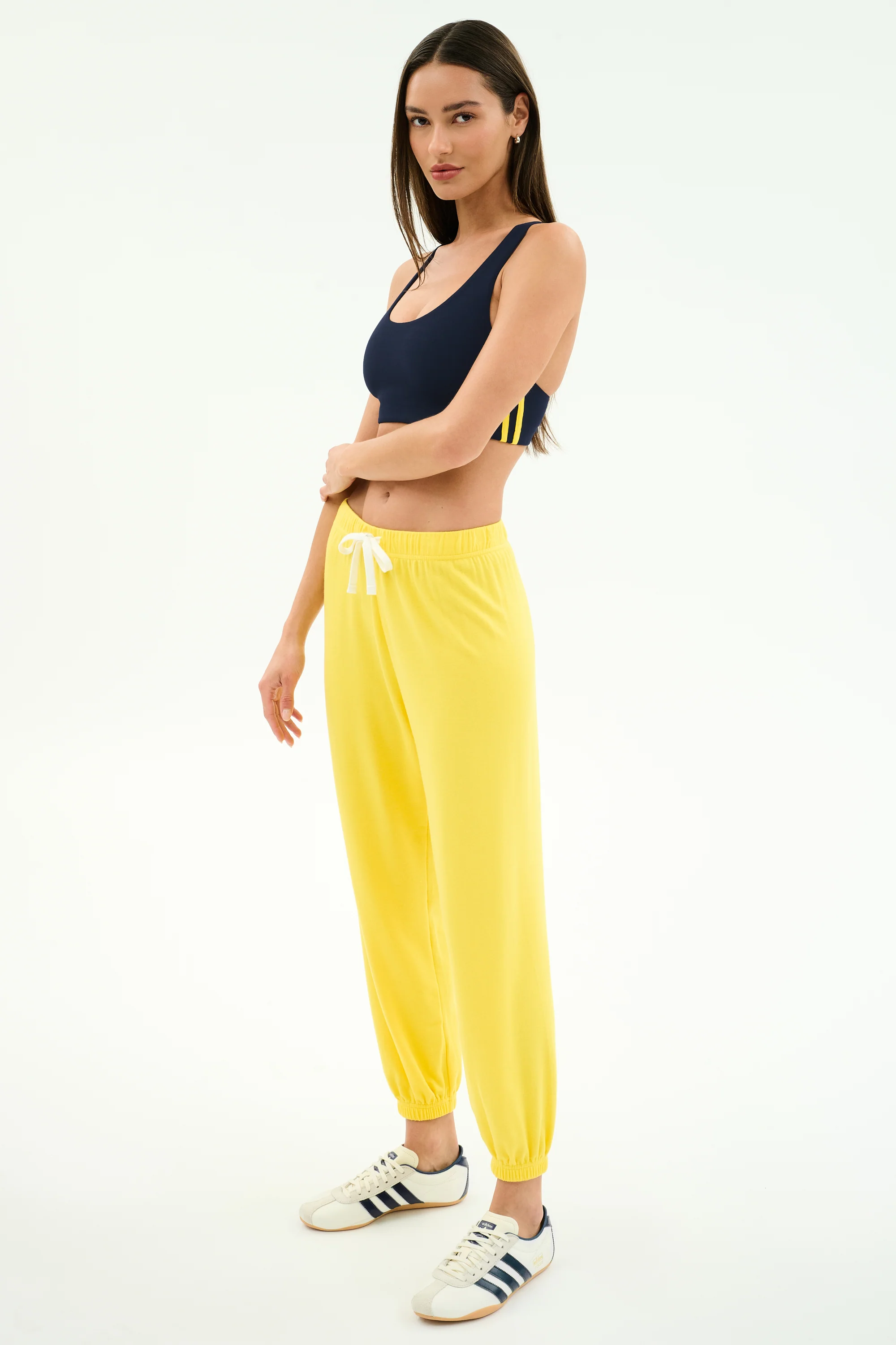 Andie Oversized Fleece Sweatpant - Bright Yellow - Image 5