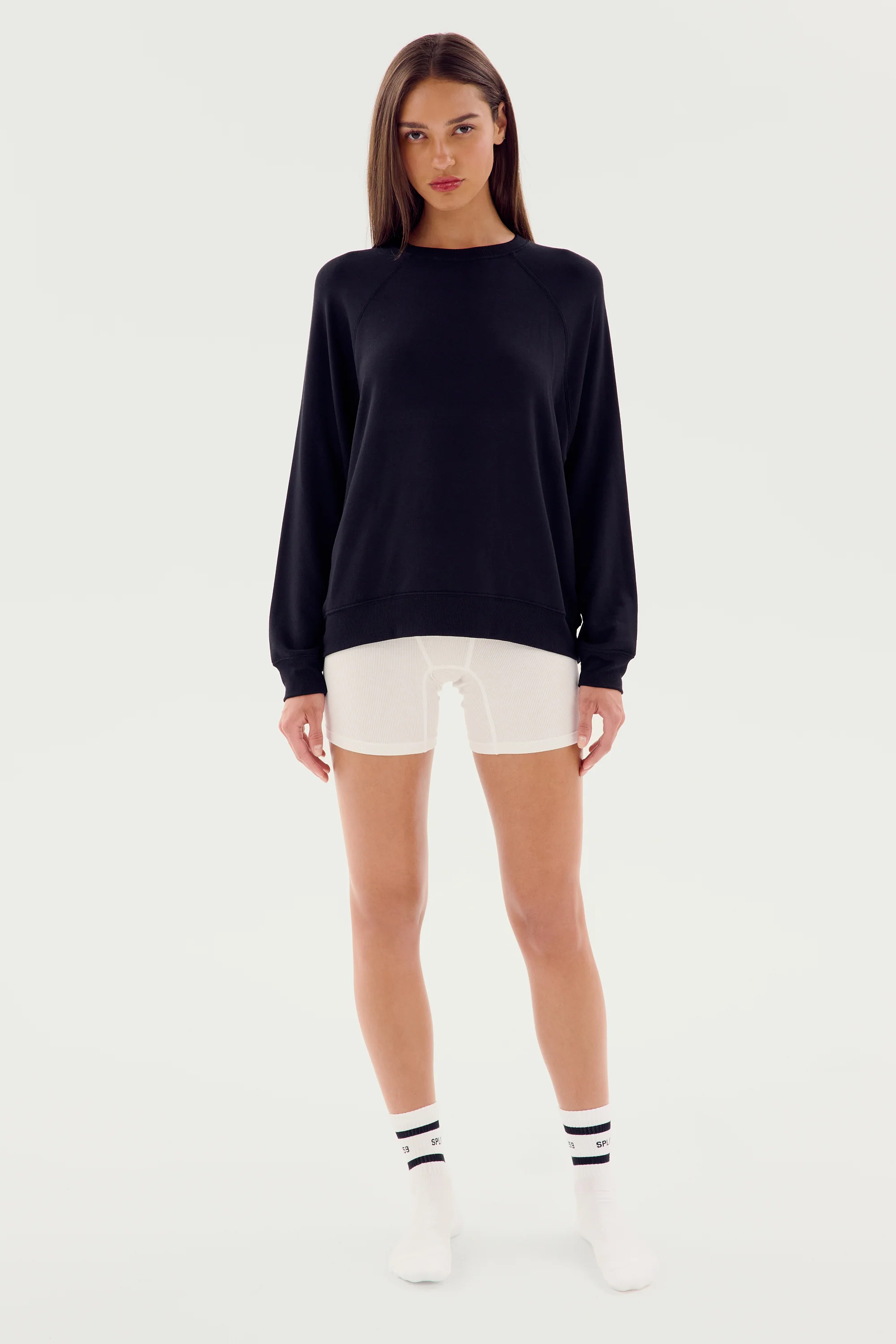 Andie Fleece Sweatshirt - Black - Image 3