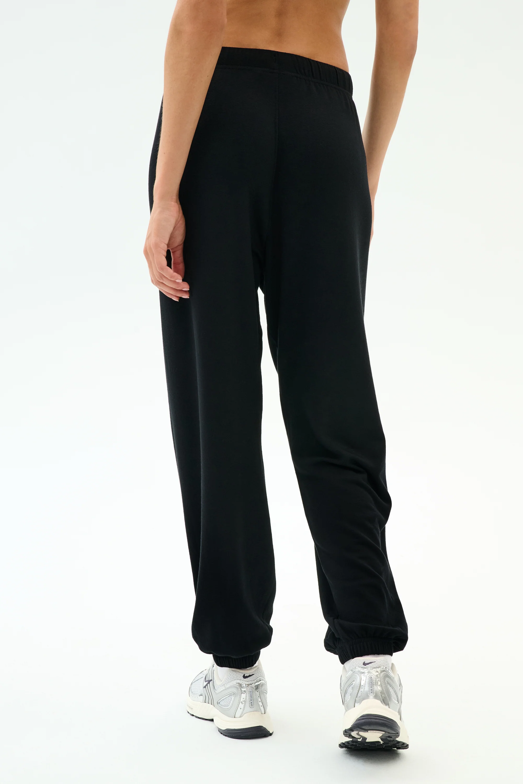 Andie Oversized Fleece Varsity 59 Sweatpant - Black/59 - Image 3