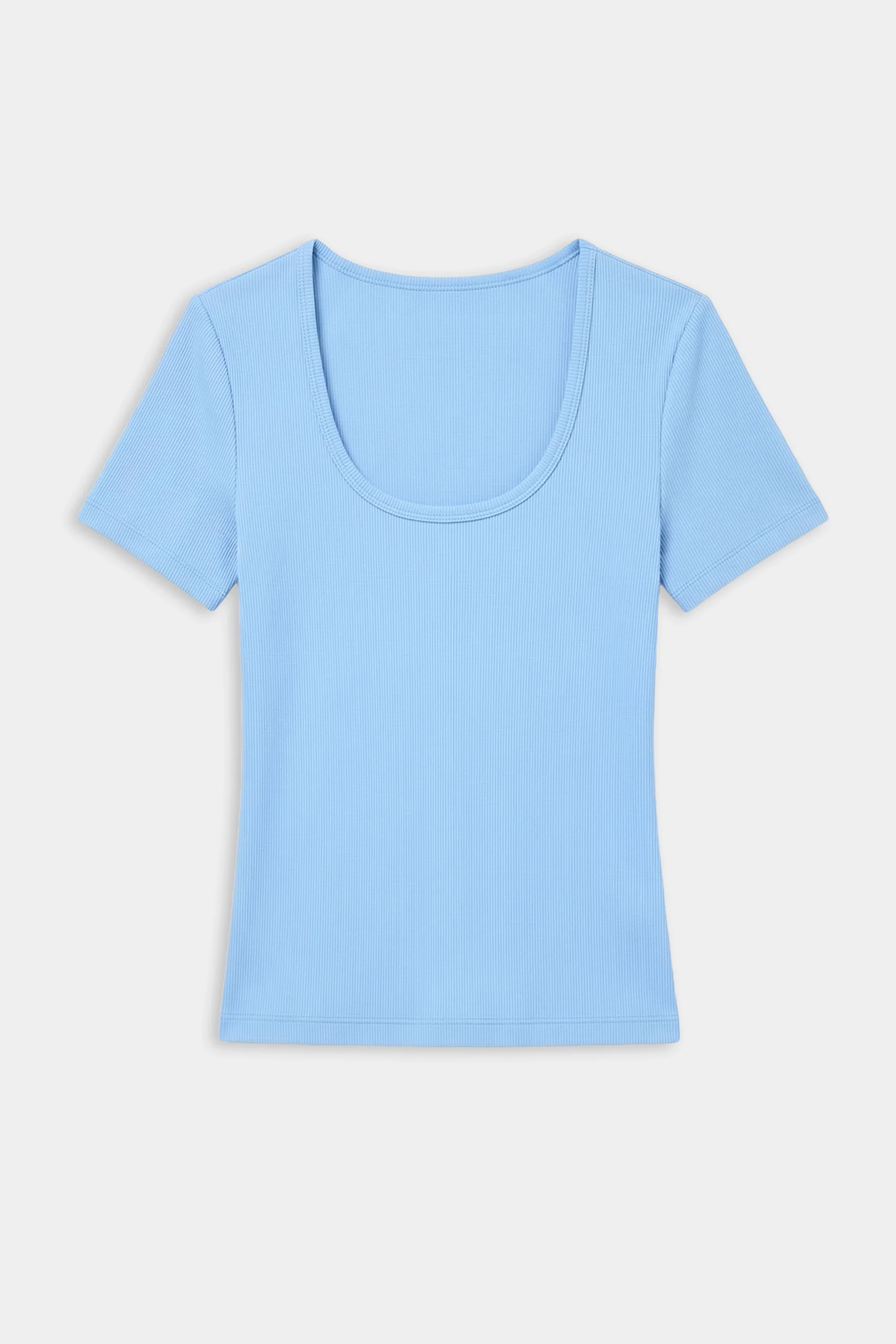 Ashby Rib Short Sleeve - Skylight - Image 7