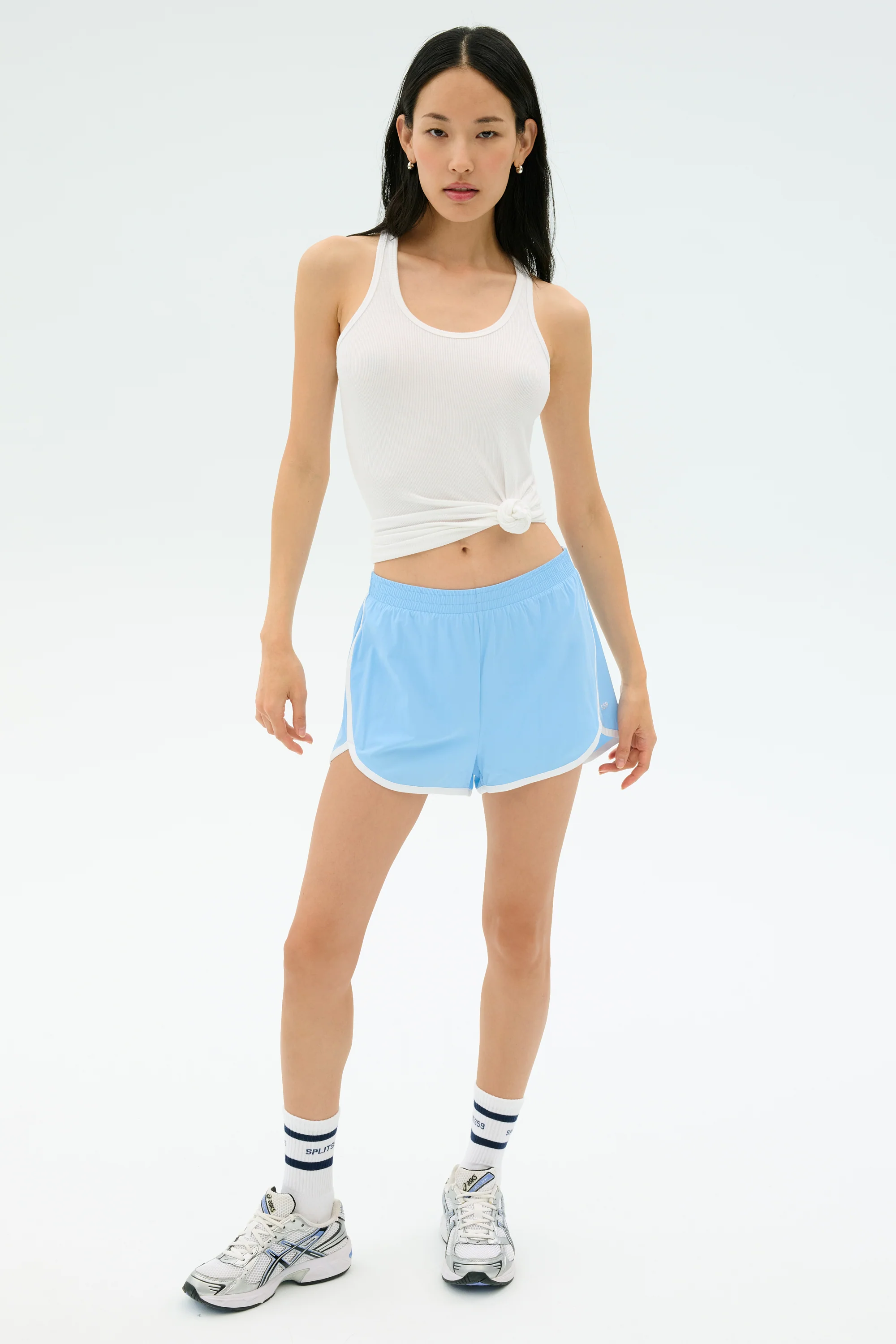 Ashby Rib Tank - White - Image 4