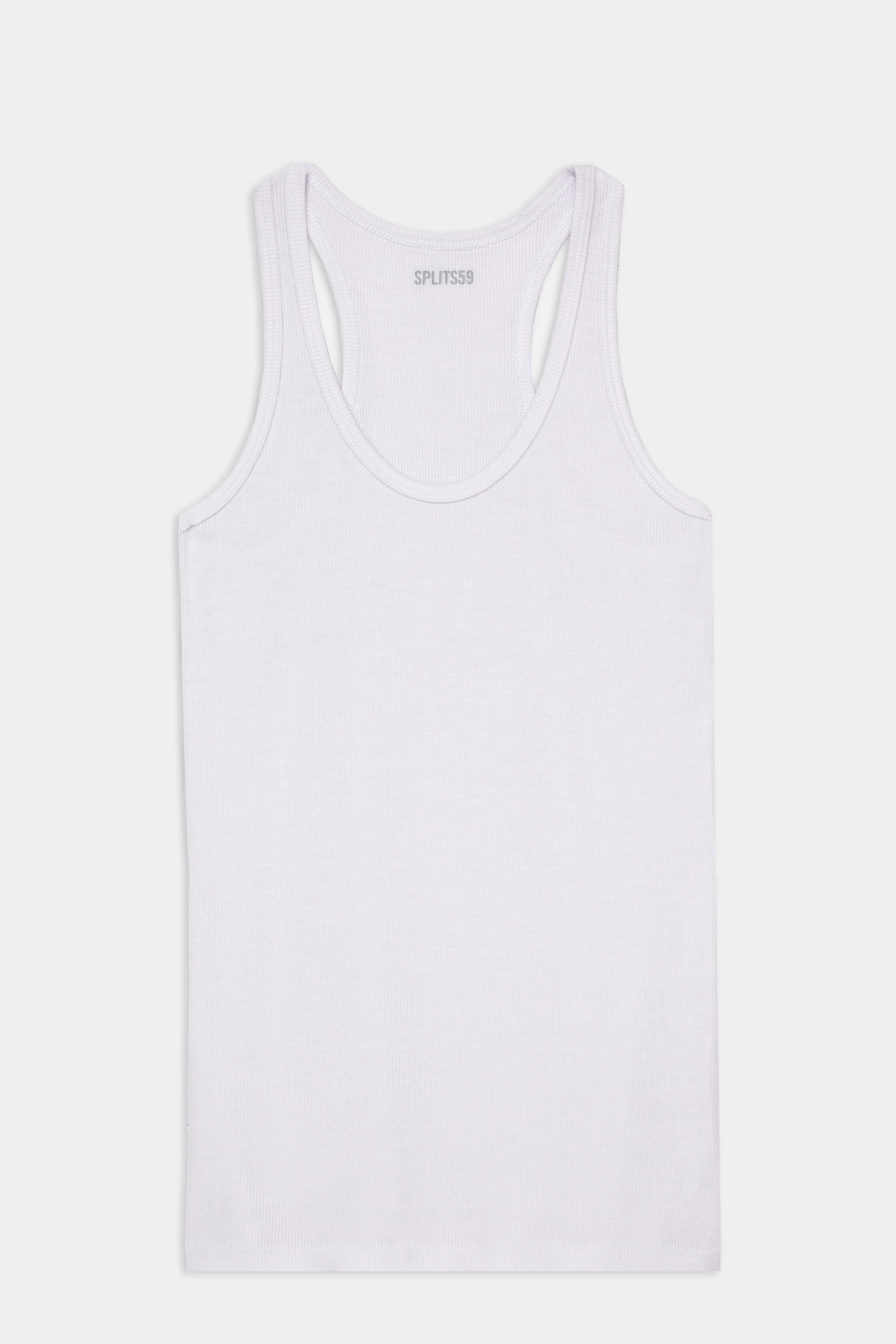 Ashby Rib Tank - White - Image 7