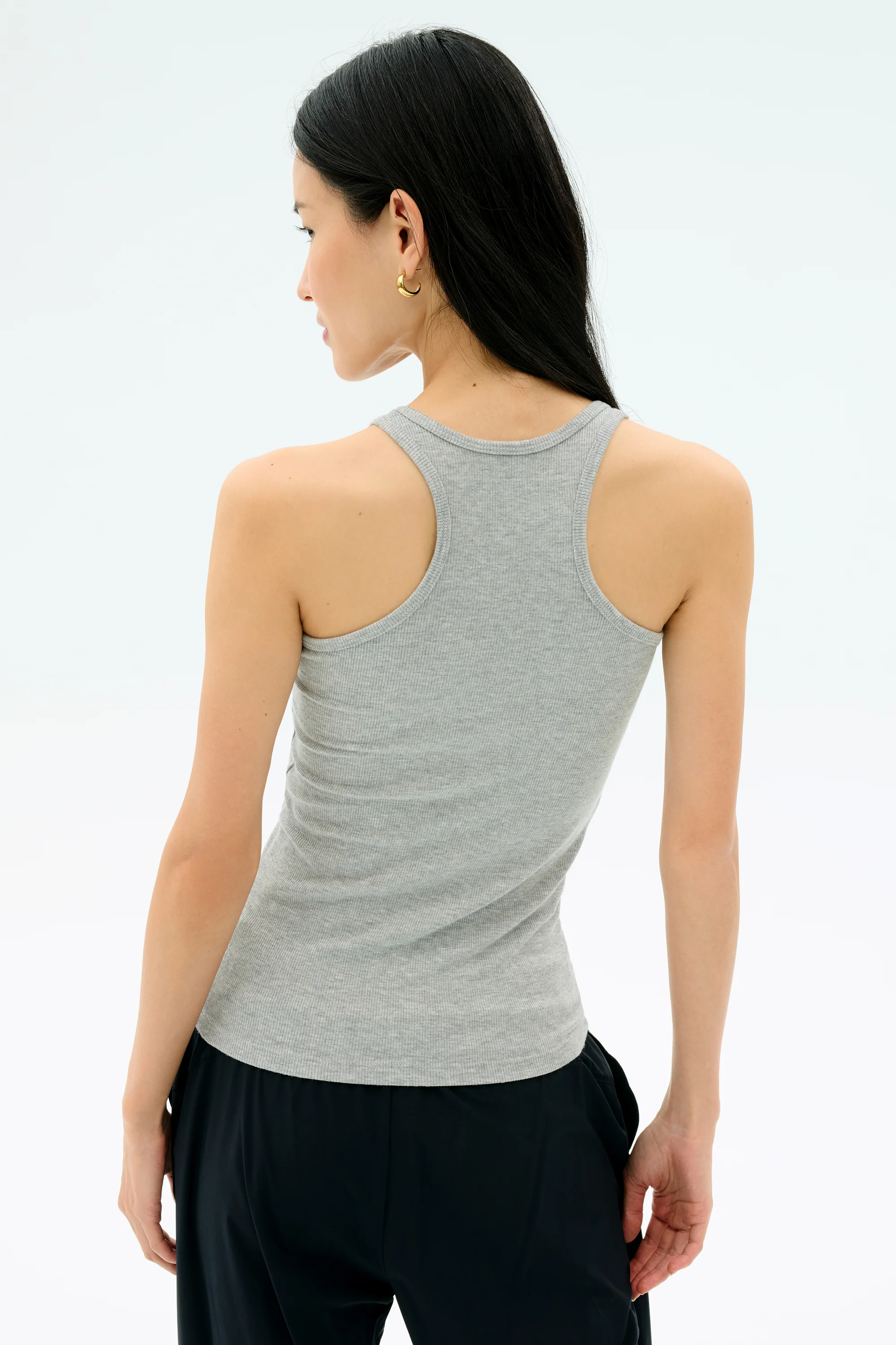 Ashby Rib Tank - Lt. Heather Grey - Image 3
