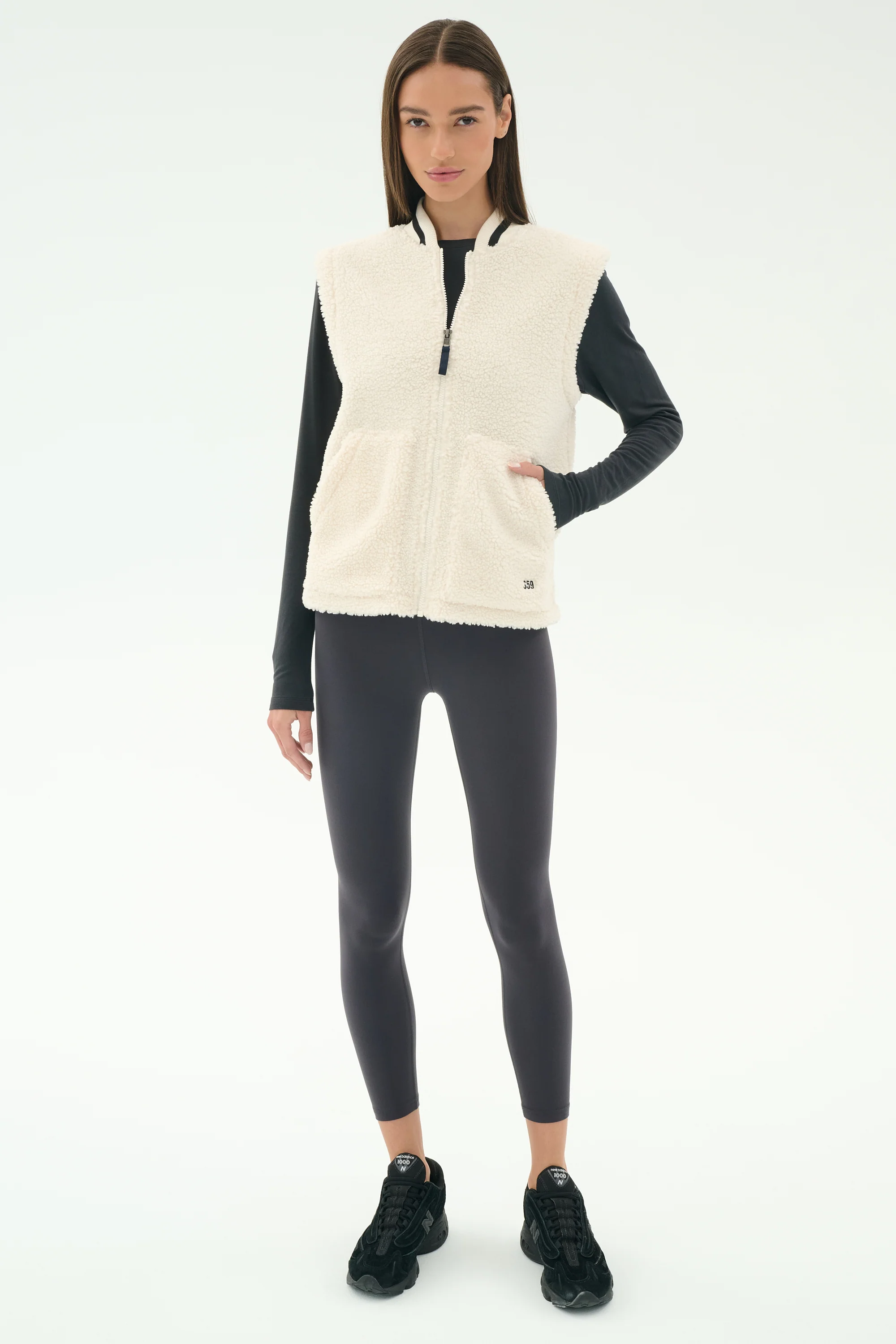 Aster Sherpa Vest - Creme - Image 4