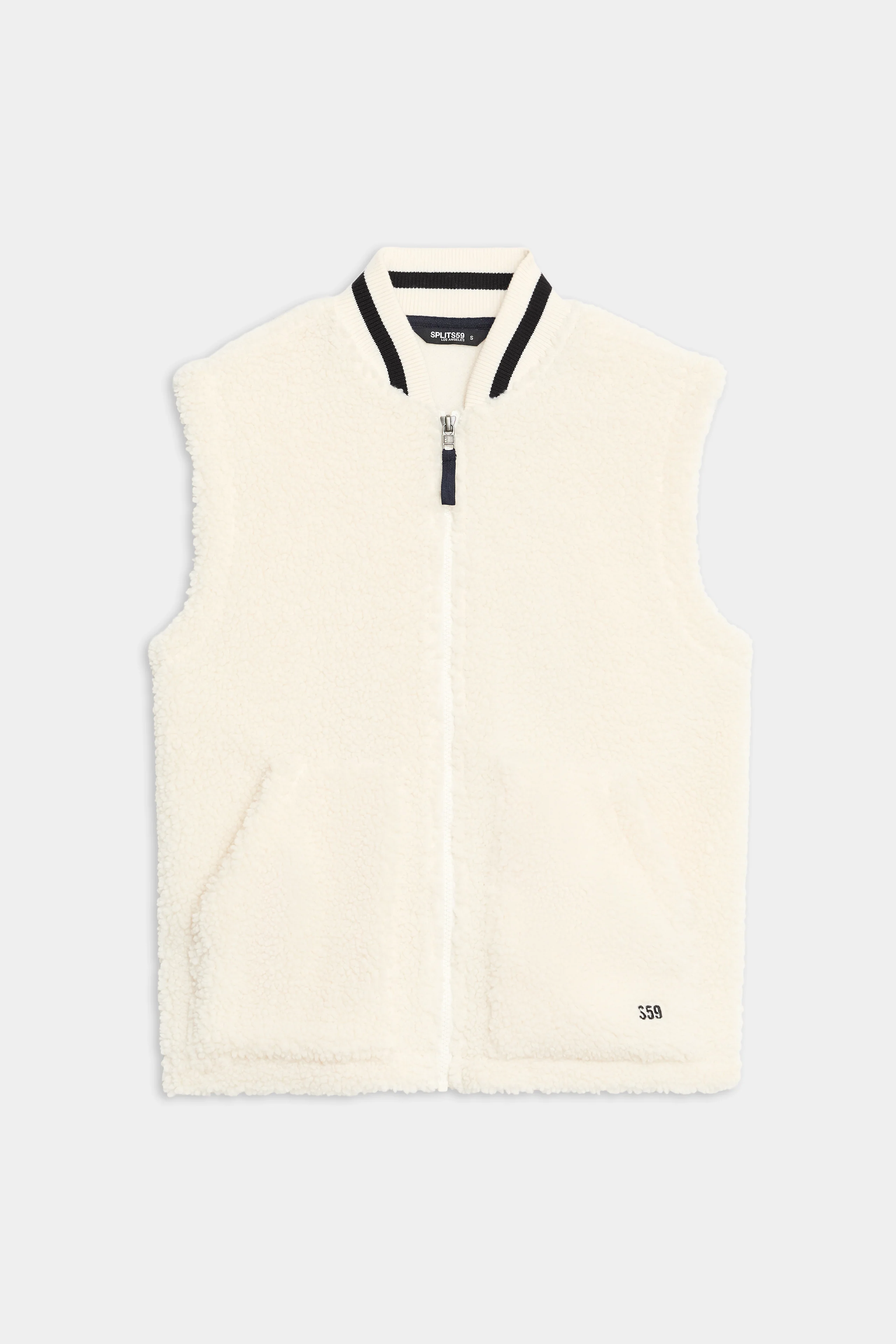 Aster Sherpa Vest - Creme - Image 7