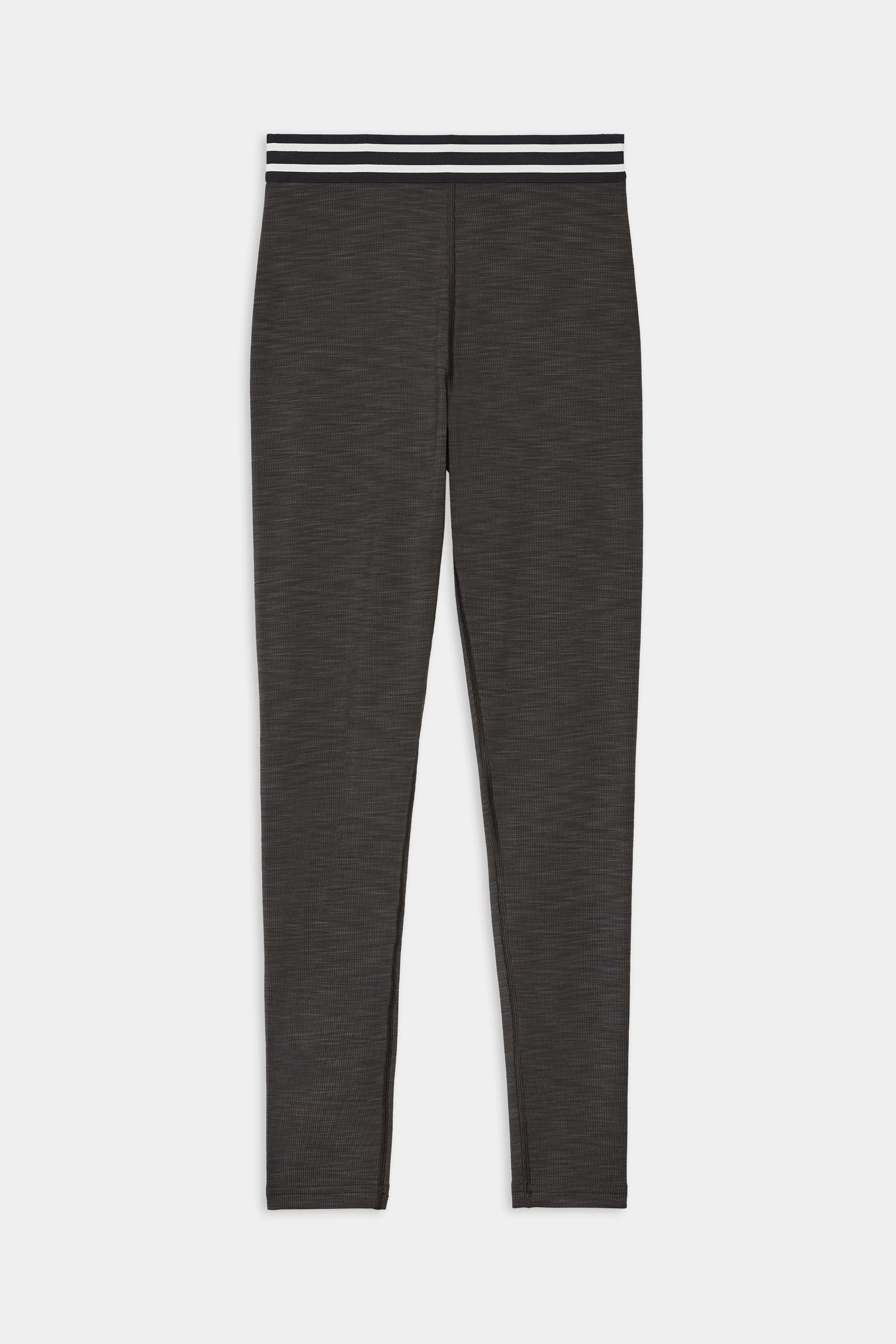 Bailey Active Rib High Waist 7/8 - Heather Graphite - Image 7