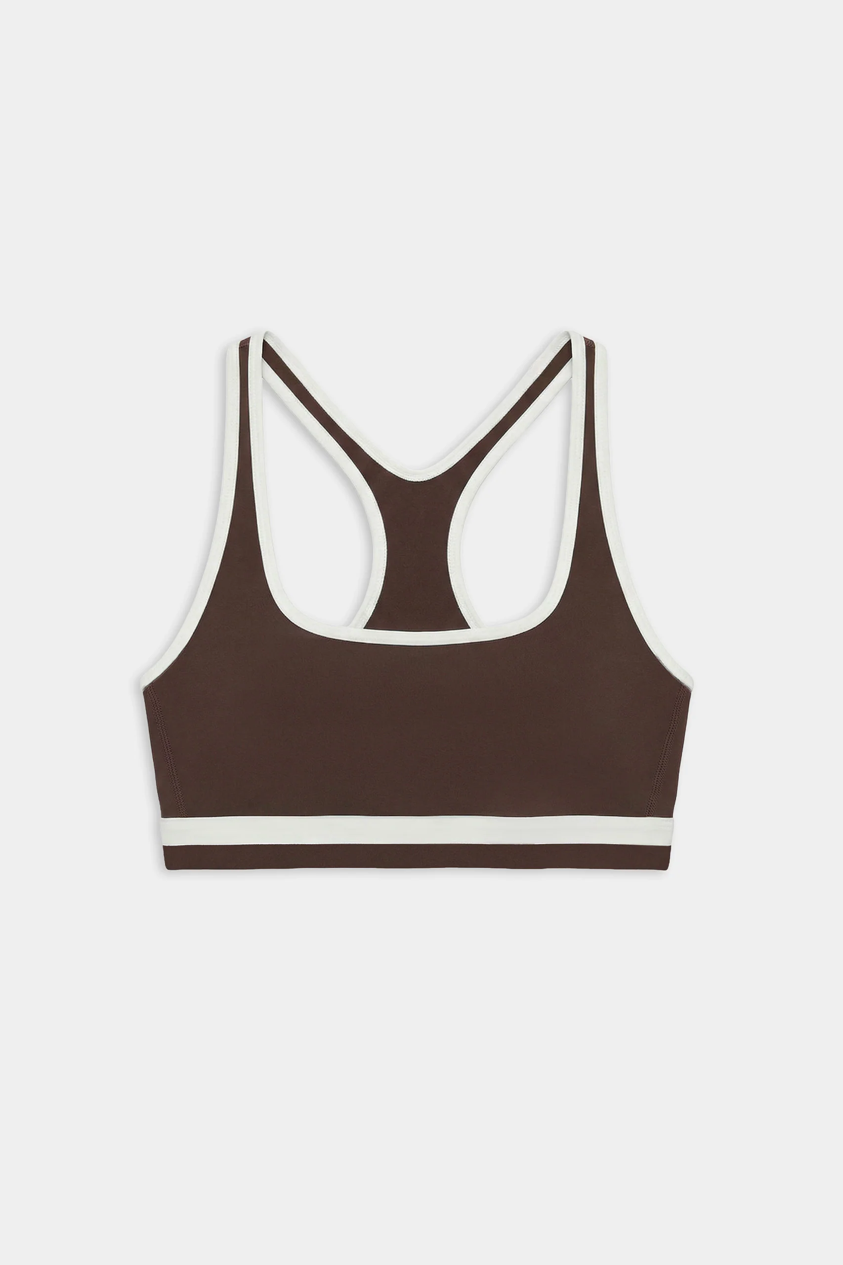 Bianca Rigor Bra - Dark Chocolate/White - Image 7