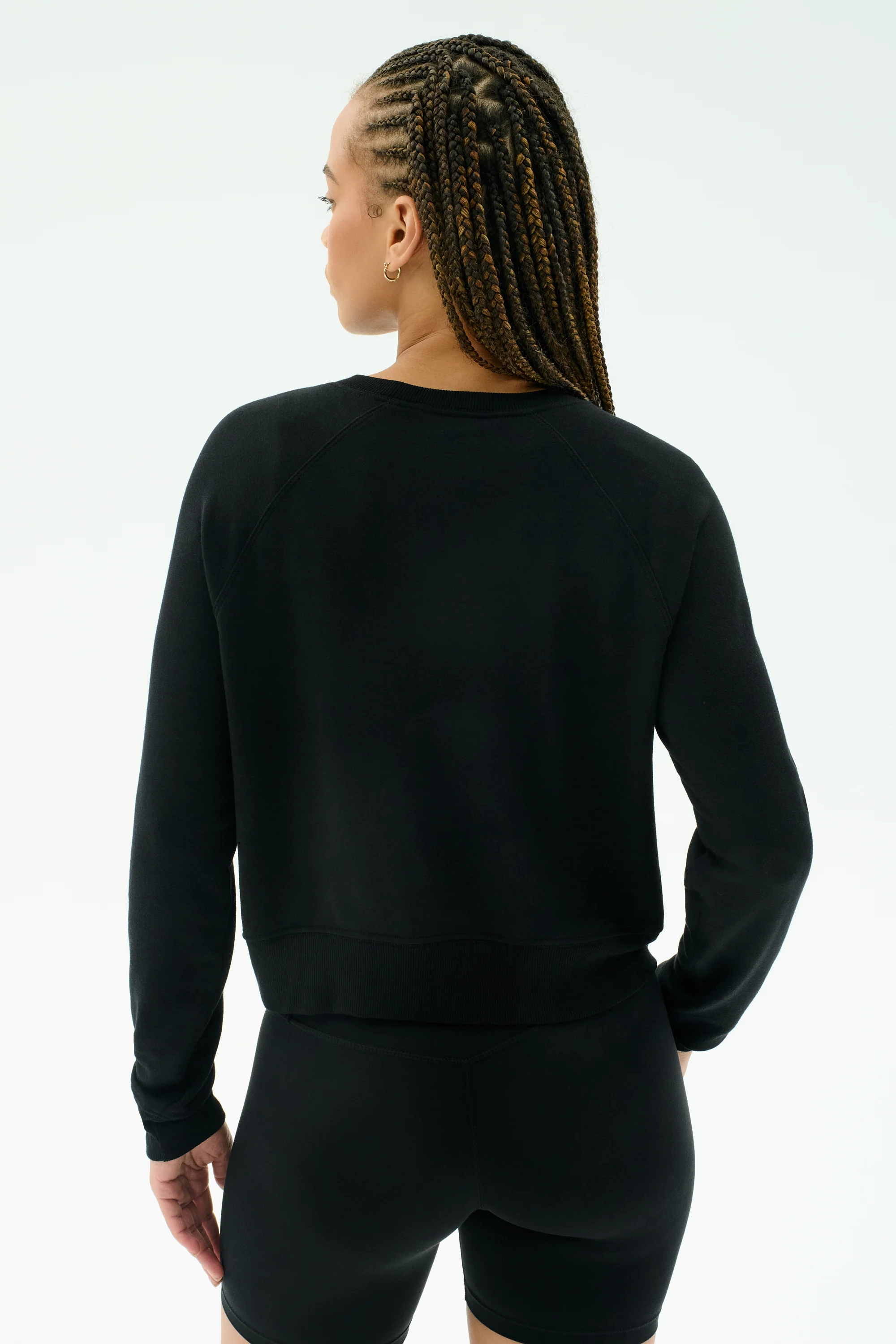 Brooks Fleece Long Sleeve Sweatshirt - Black - Image 3