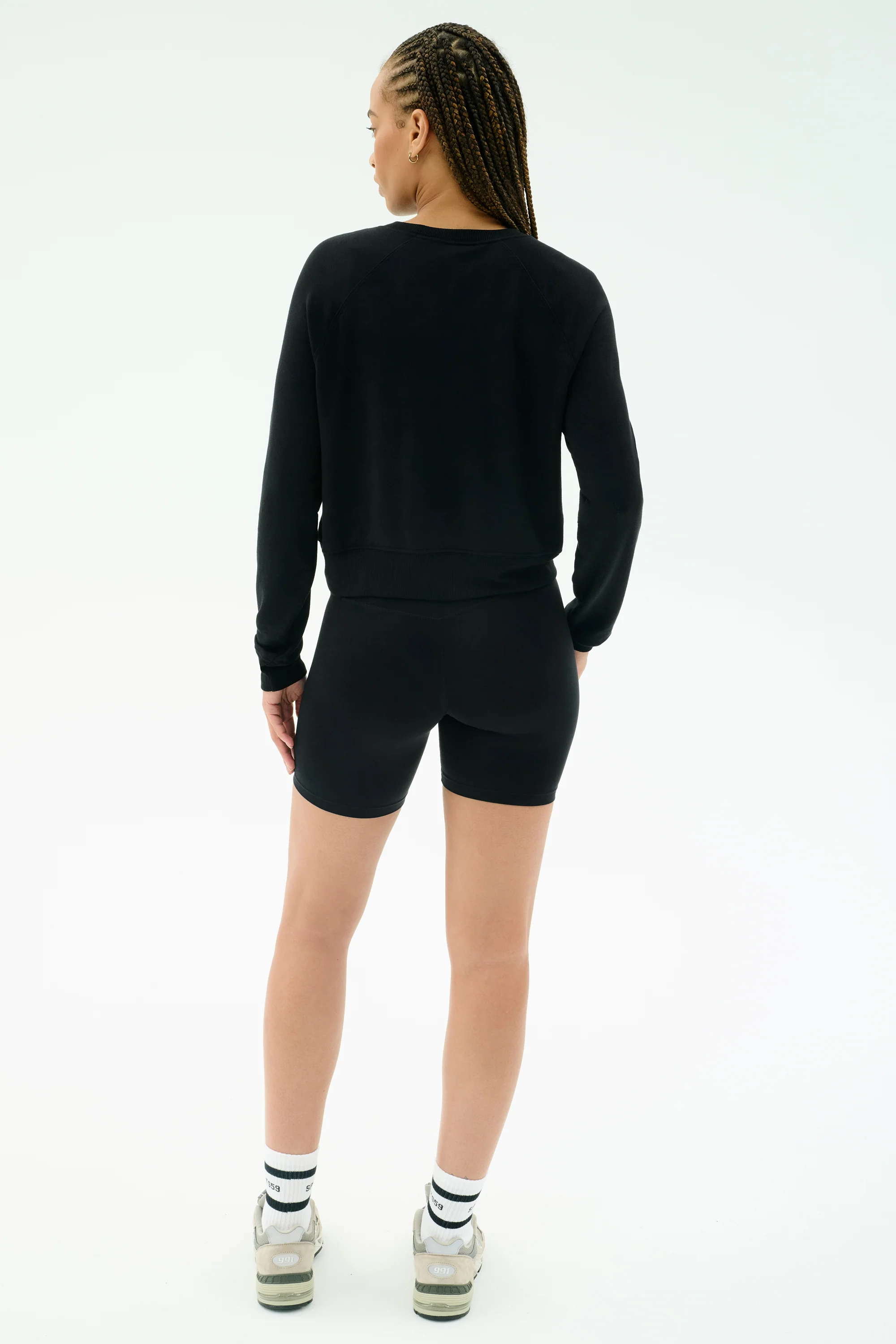 Brooks Fleece Long Sleeve Sweatshirt - Black - Image 6