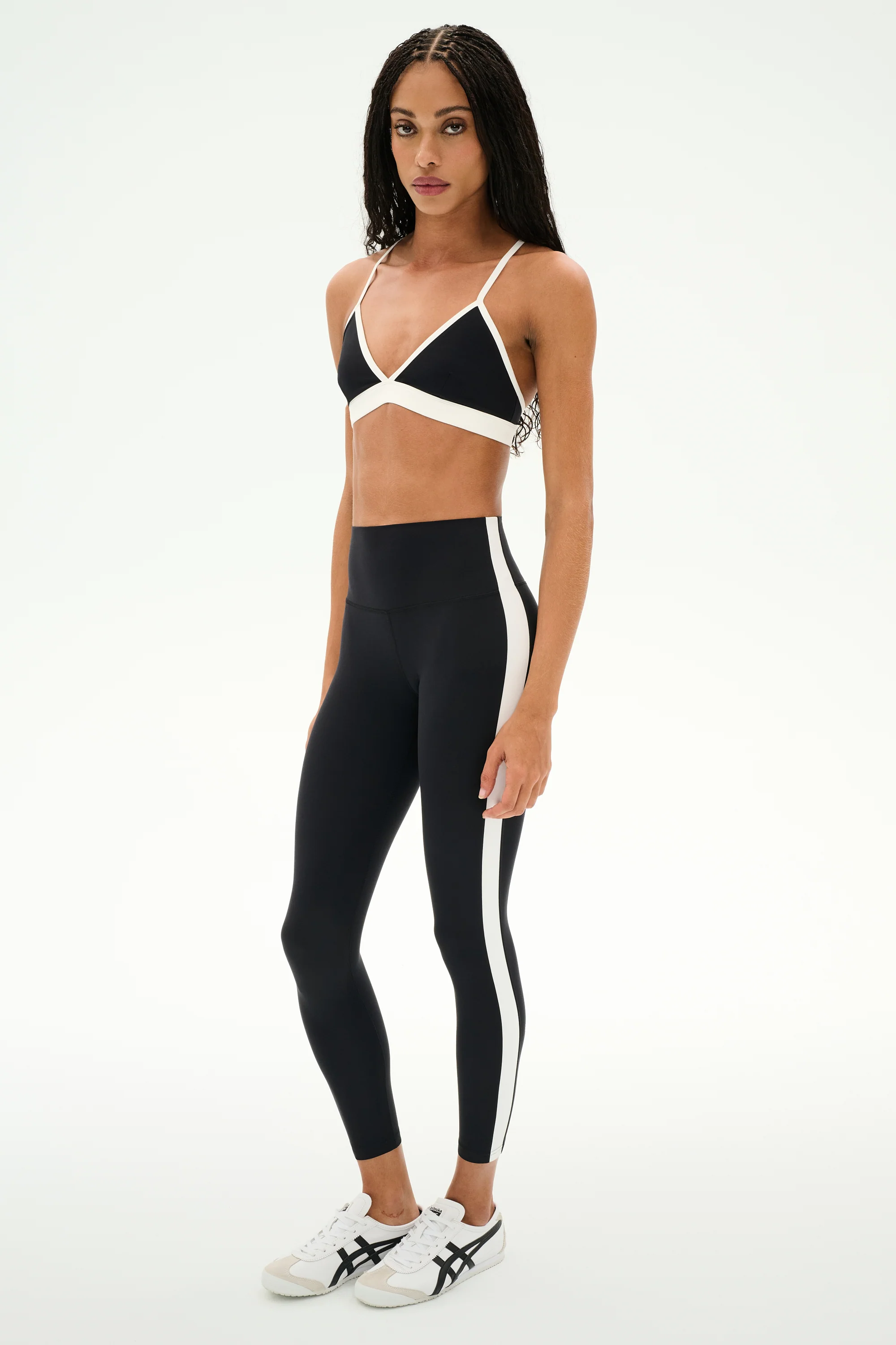 Clare High Waist Rigor 7/8 - Black/White - Image 5