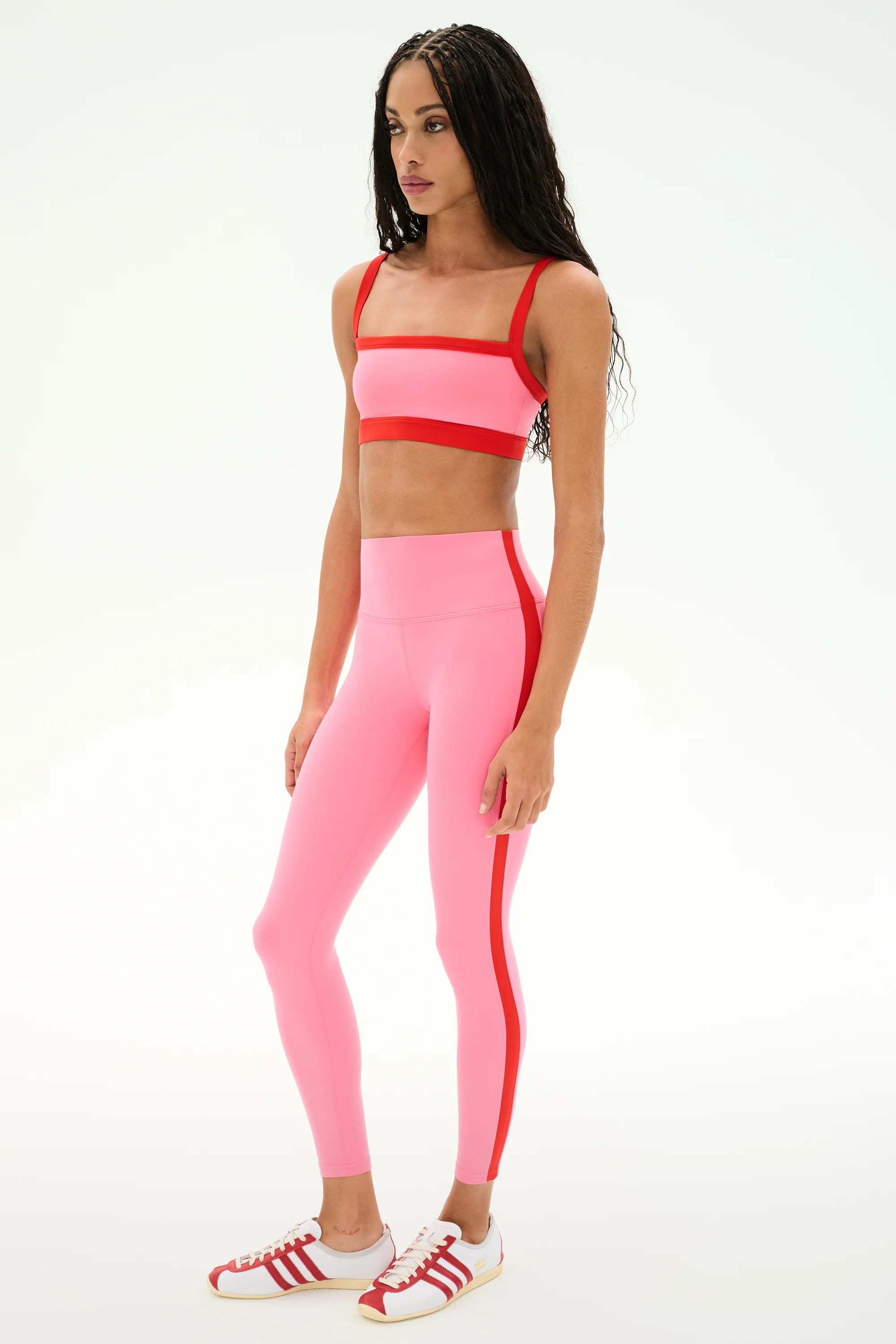 Clare High Waist Rigor 7/8 - Strawberry/Lotus Red - Image 5