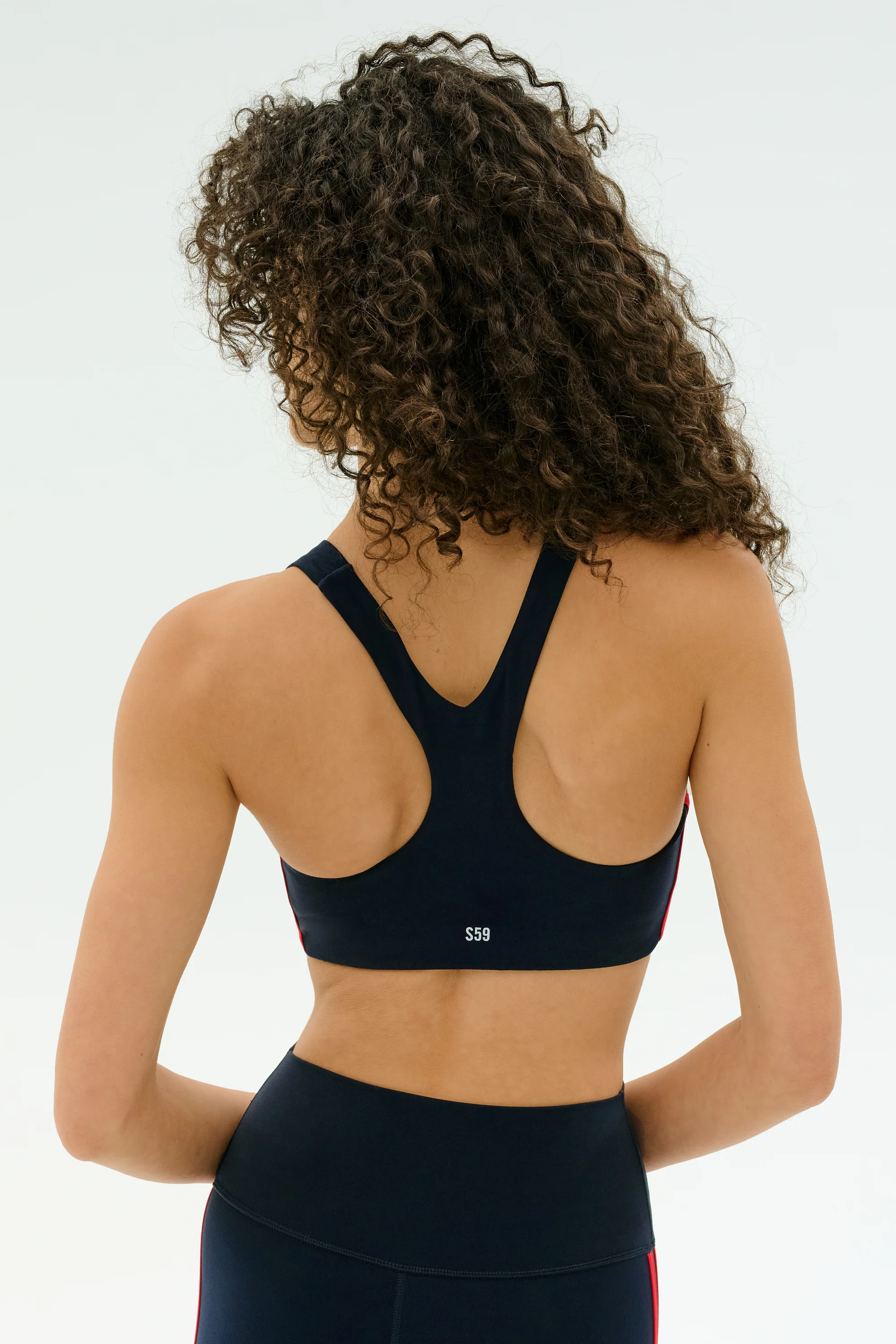 Ella Airweight Bra - Indigo/Pirate Red - Image 3