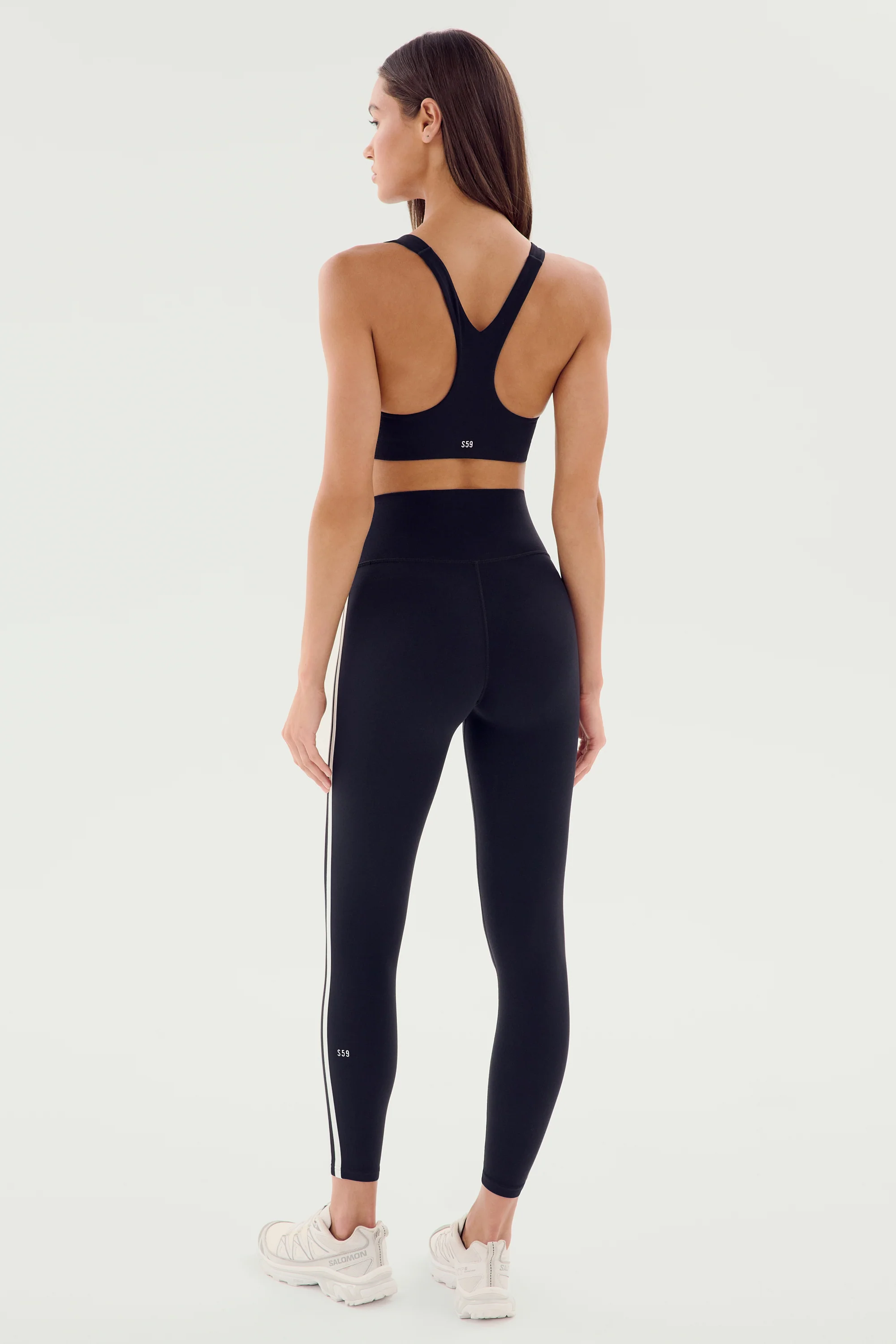 Ella Airweight Bra - Black/White - Image 6