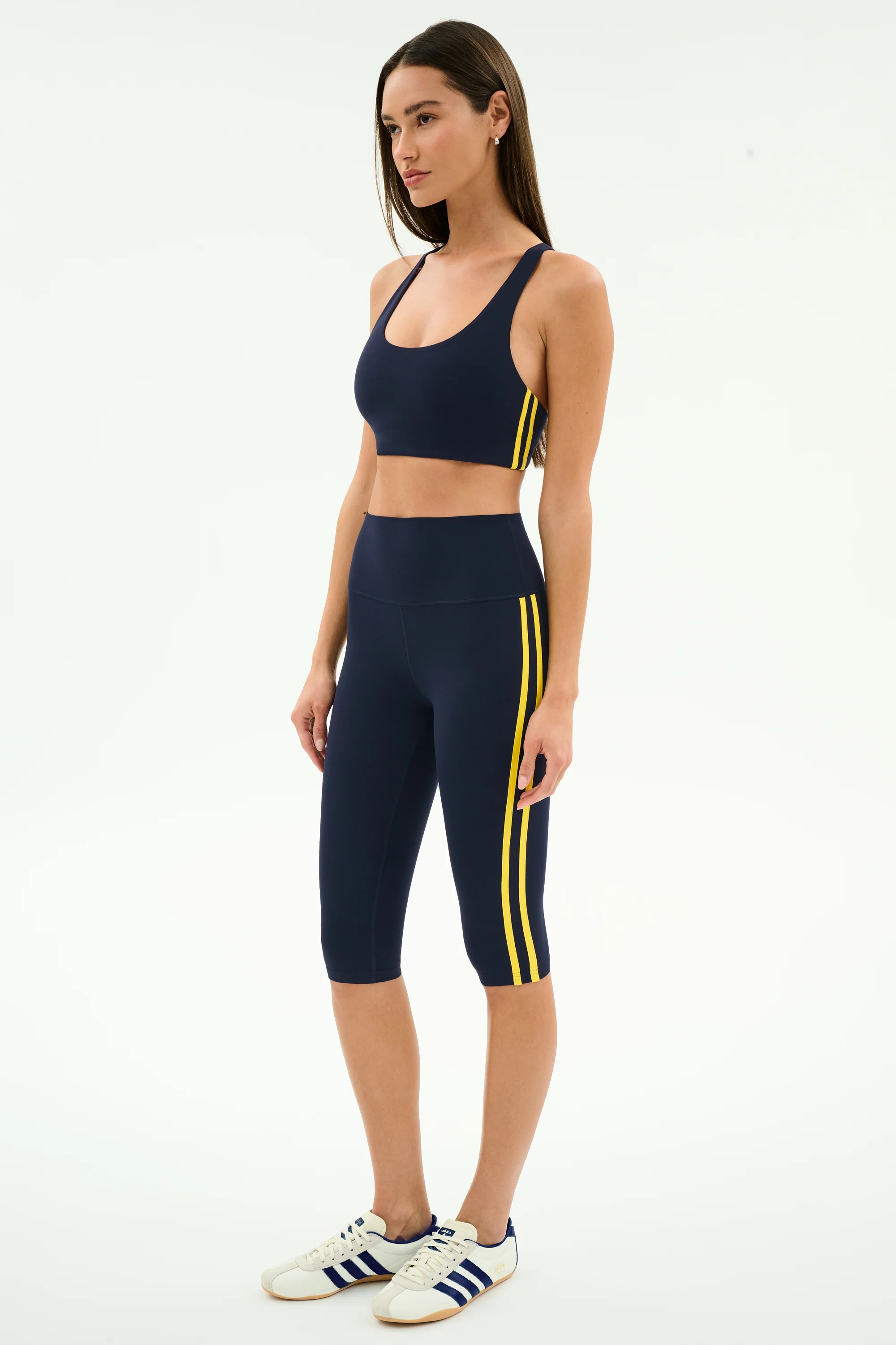 Ella Airweight Bra - Indigo/Bright Yellow - Image 5
