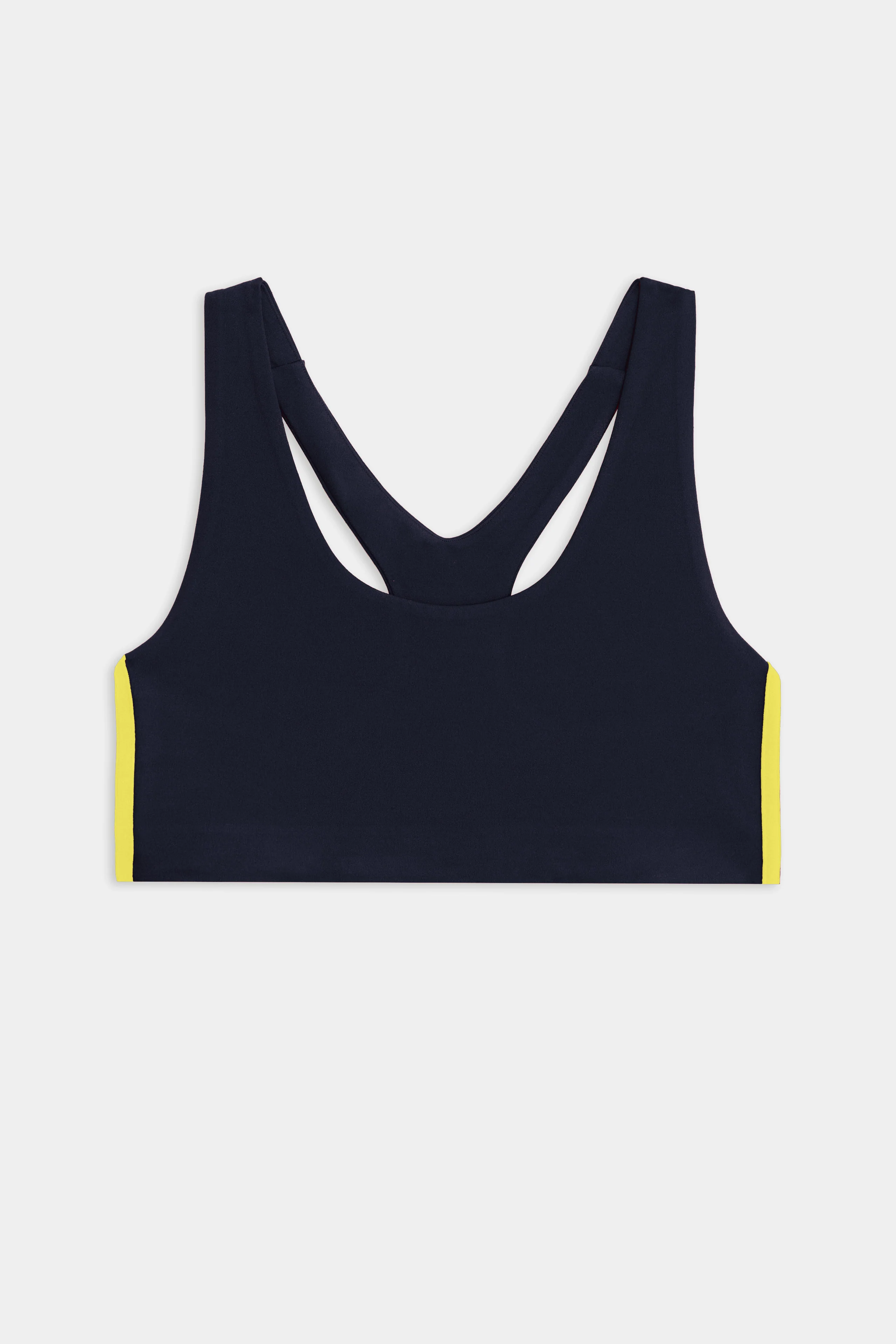 Ella Airweight Bra - Indigo/Bright Yellow - Image 7