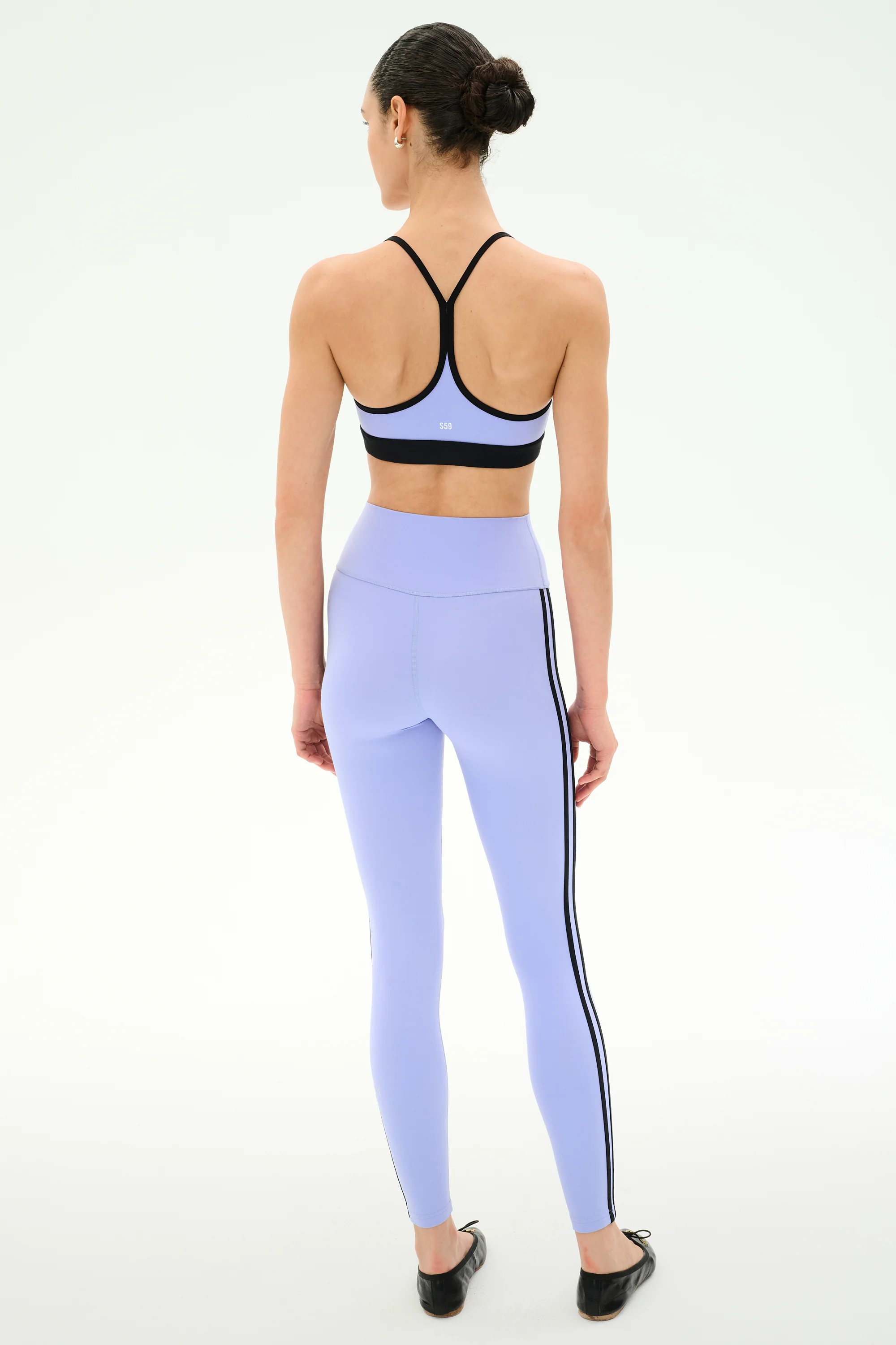 Ella High Waist Airweight 7/8 - Purple Haze/Black - Image 6