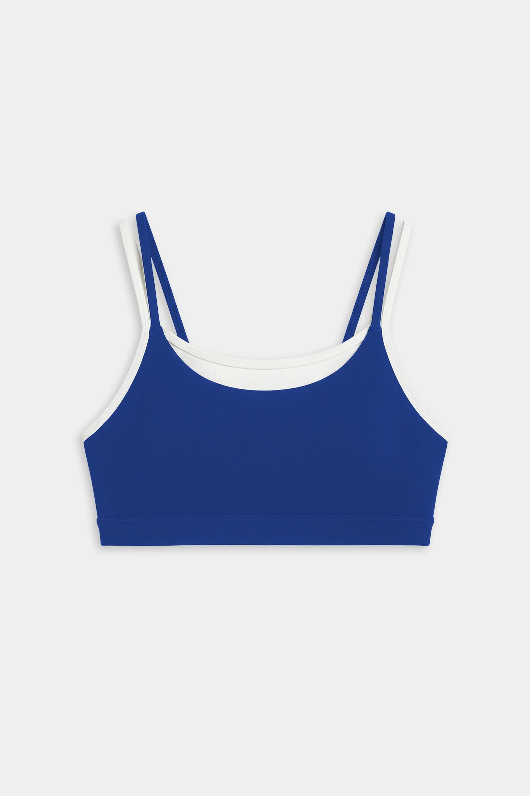 Elliah Airweight Double Layer Bra - Cobalt/White - Image 7