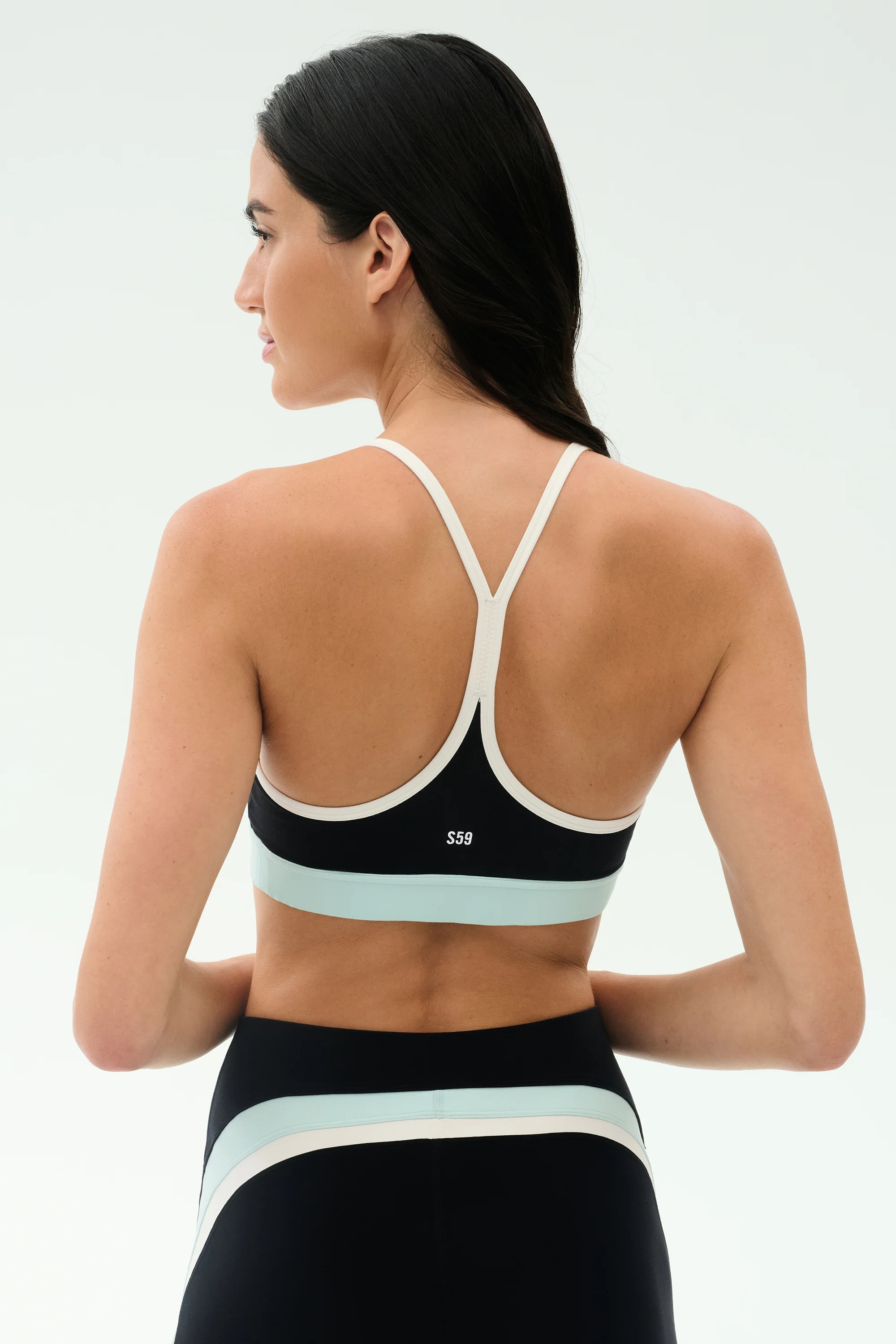 Emerson Airweight Bra - Black/Ice - Image 3
