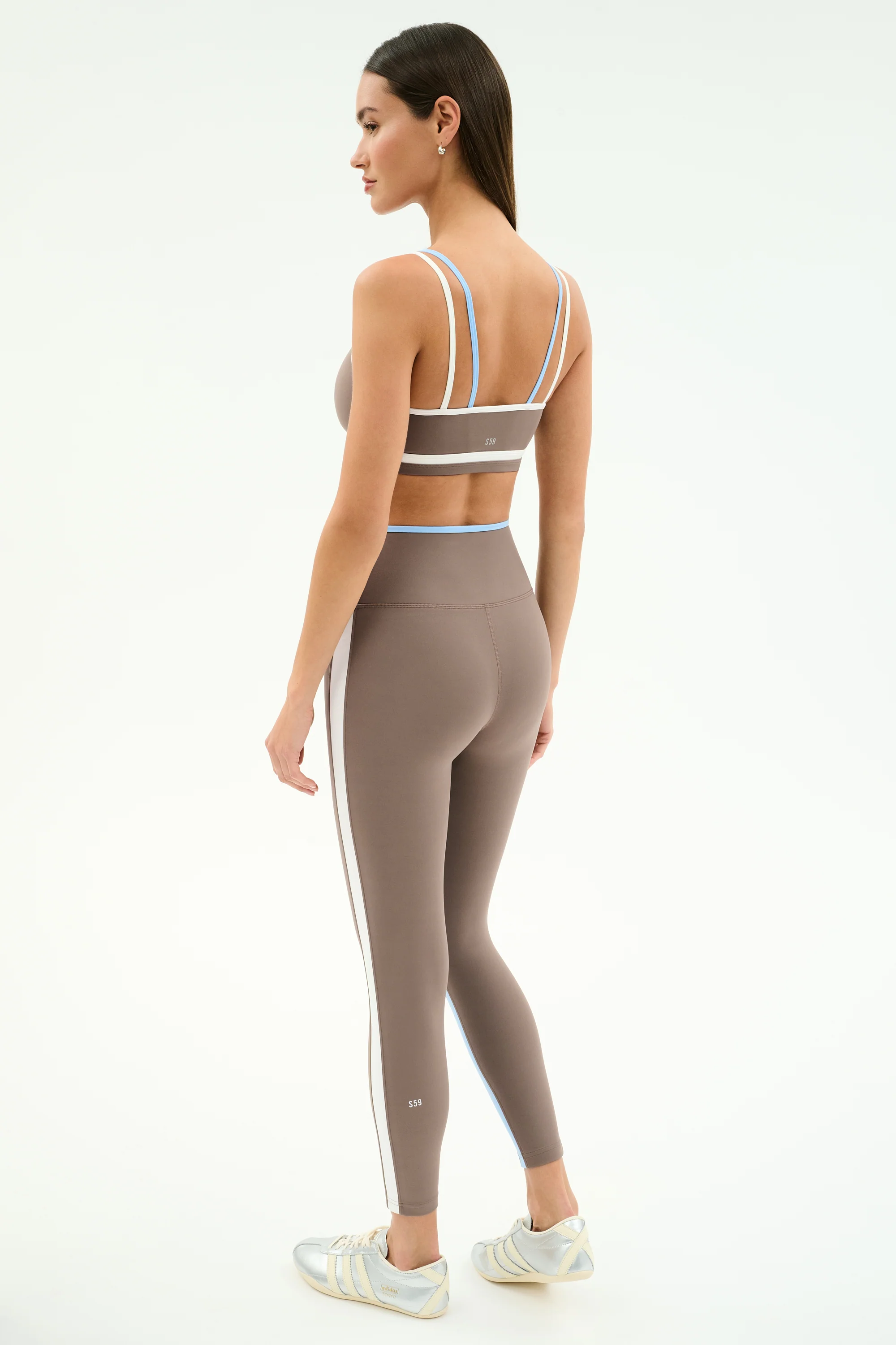 Eva Rigor Double Strap Bra - Lentil/White - Image 6