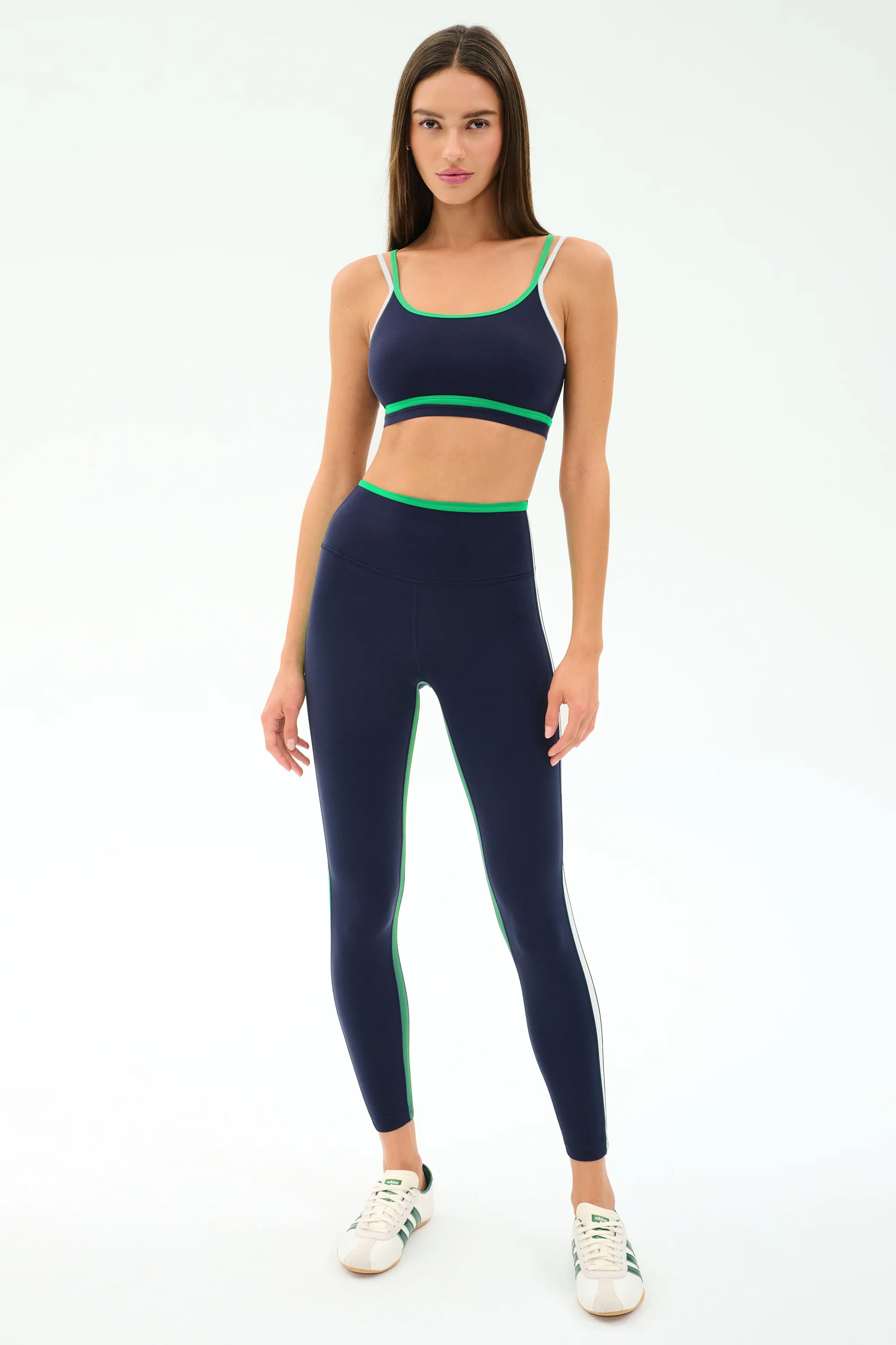 Eva Rigor Double Strap Bra - Indigo/Spearmint - Image 4