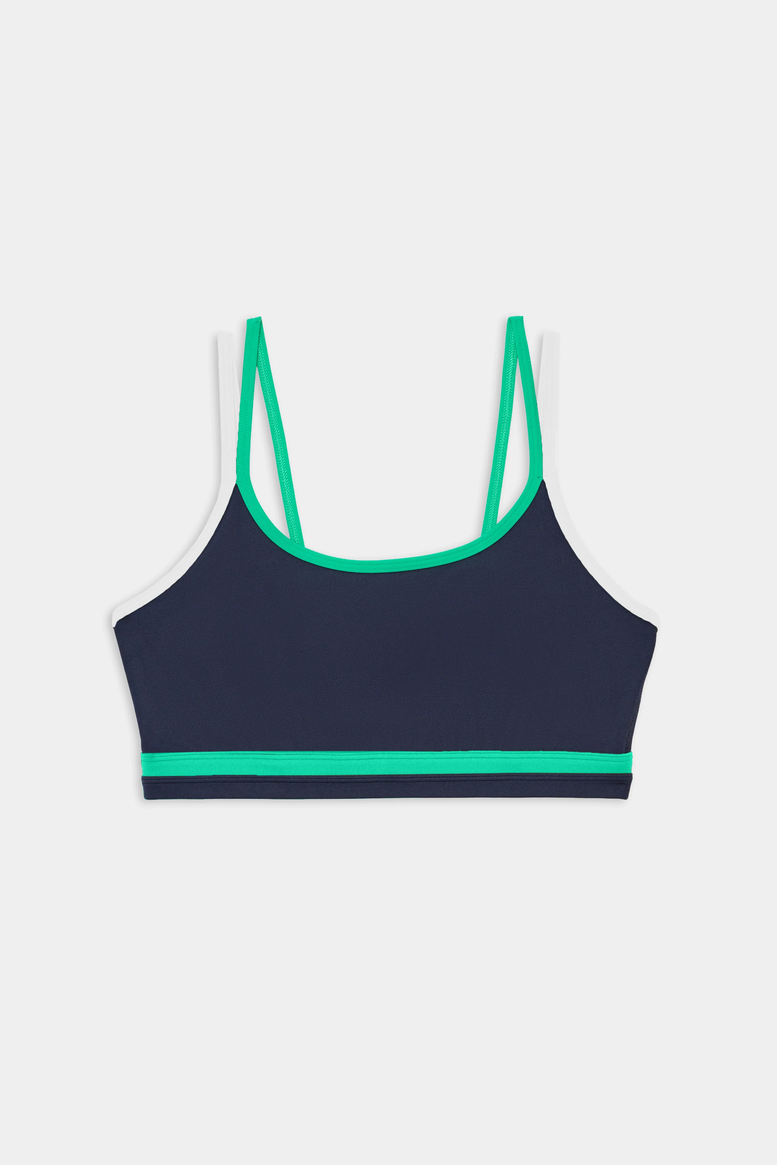 Eva Rigor Double Strap Bra - Indigo/Spearmint - Image 7
