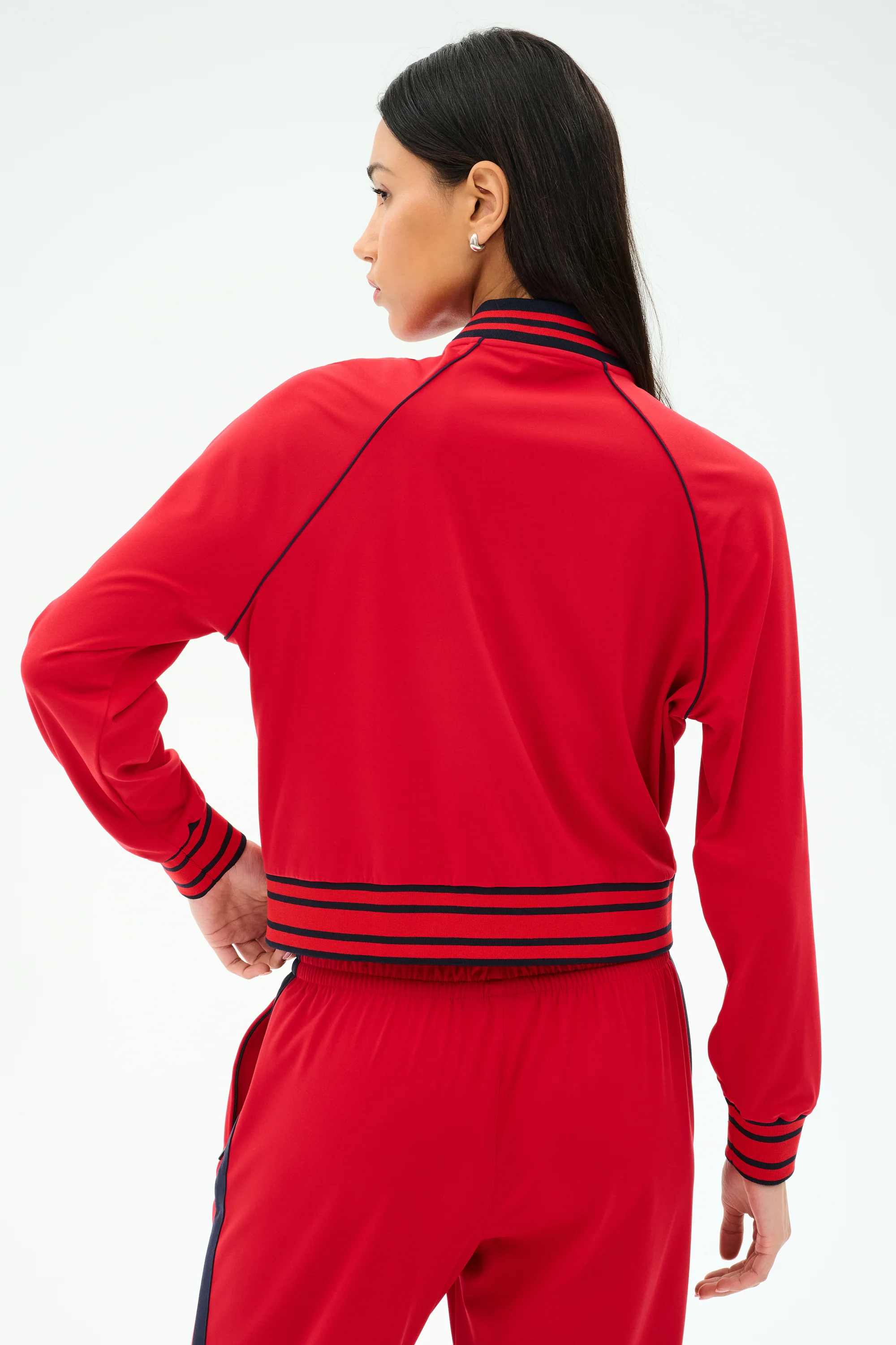 Hayes Varsity Rigor Jacket - Pirate Red - Image 3