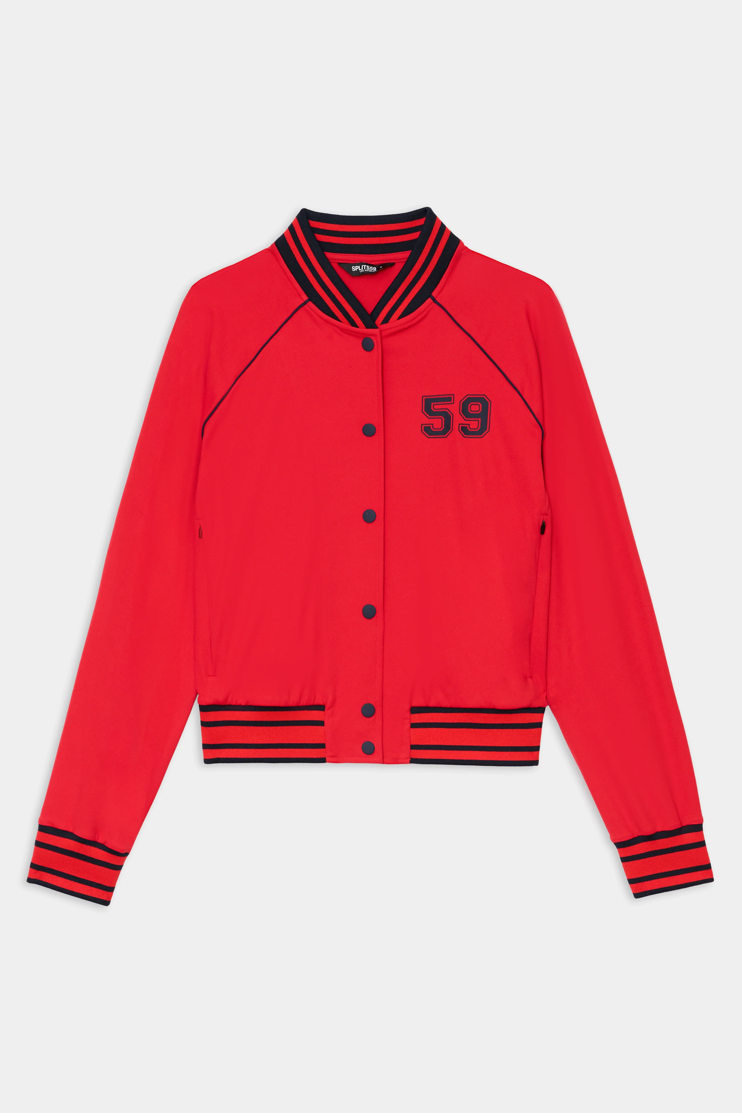 Hayes Varsity Rigor Jacket - Pirate Red - Image 7