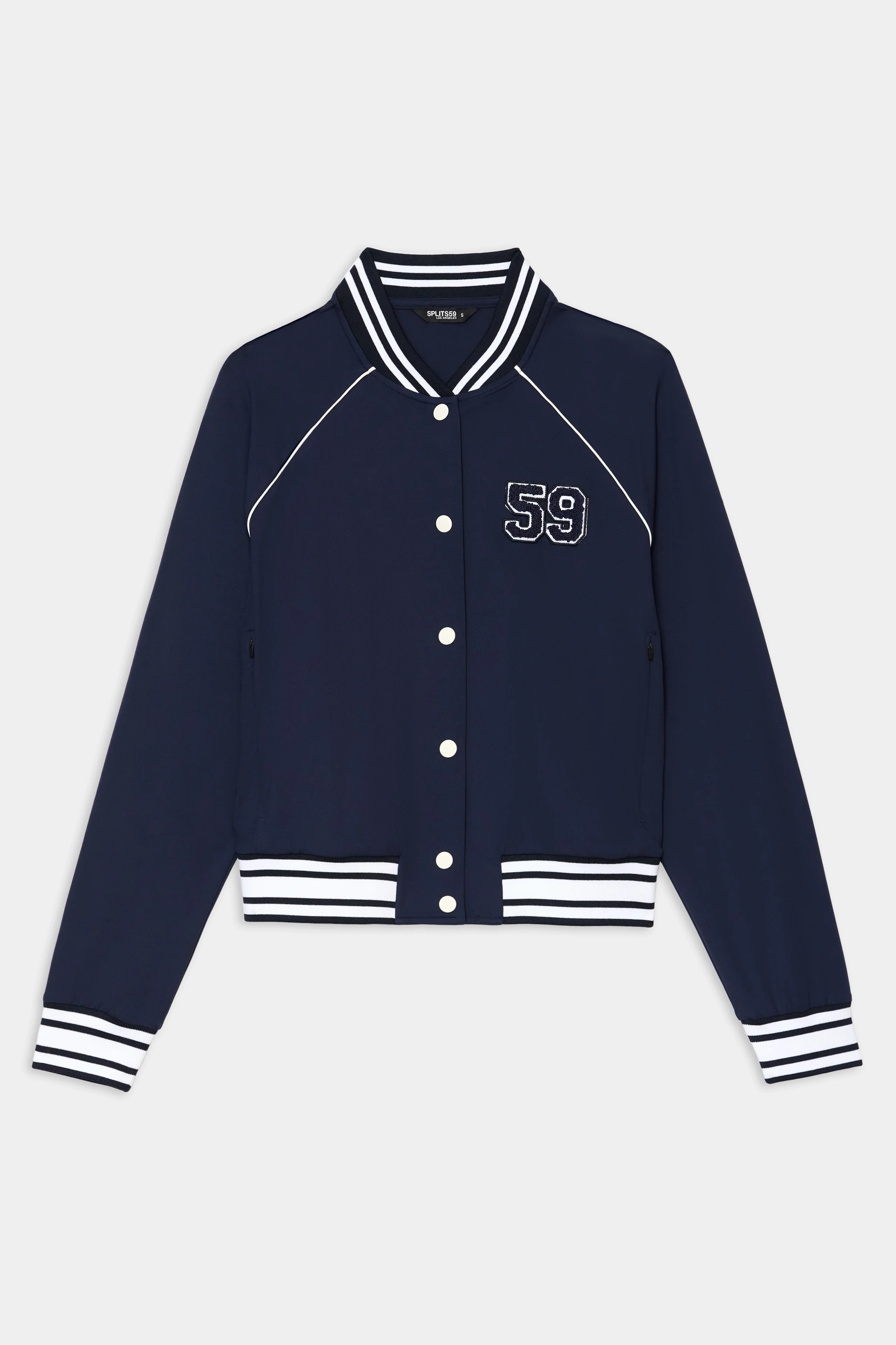 Hayes Varsity Rigor Jacket - Indigo - Image 7