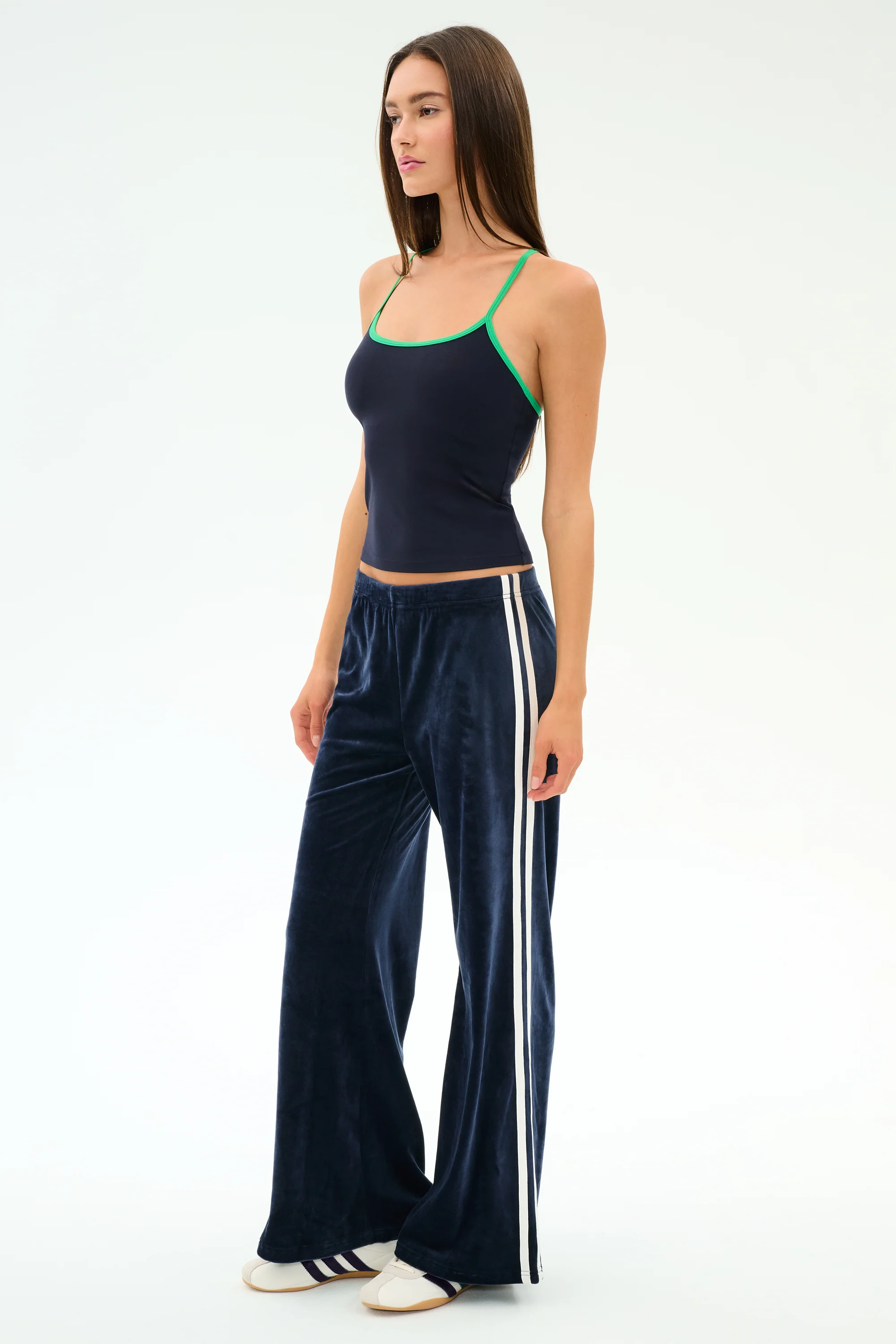 Heritage Velour Pant - Indigo/White - Image 5
