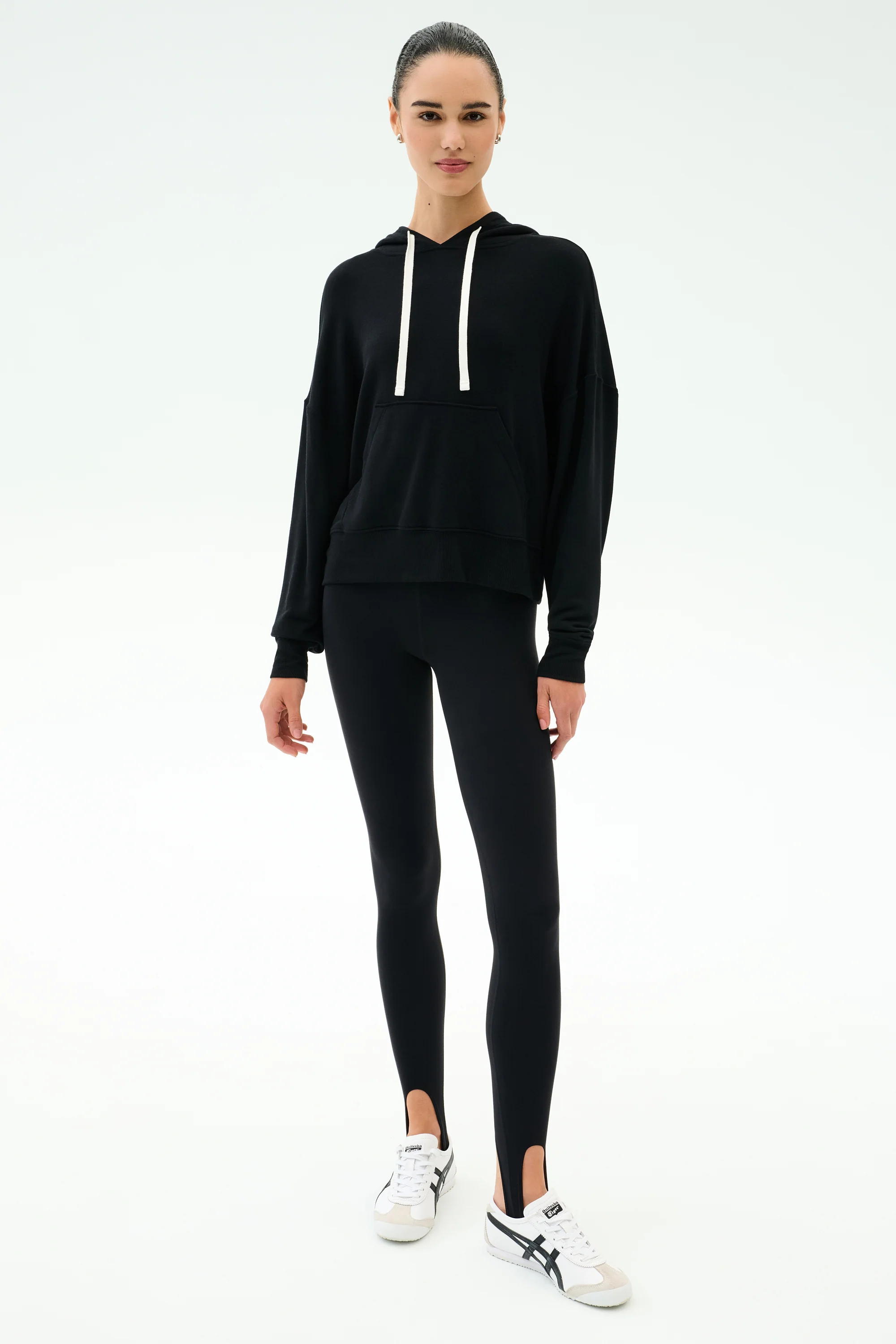 Joey Fleece Hoodie - Black - Image 4