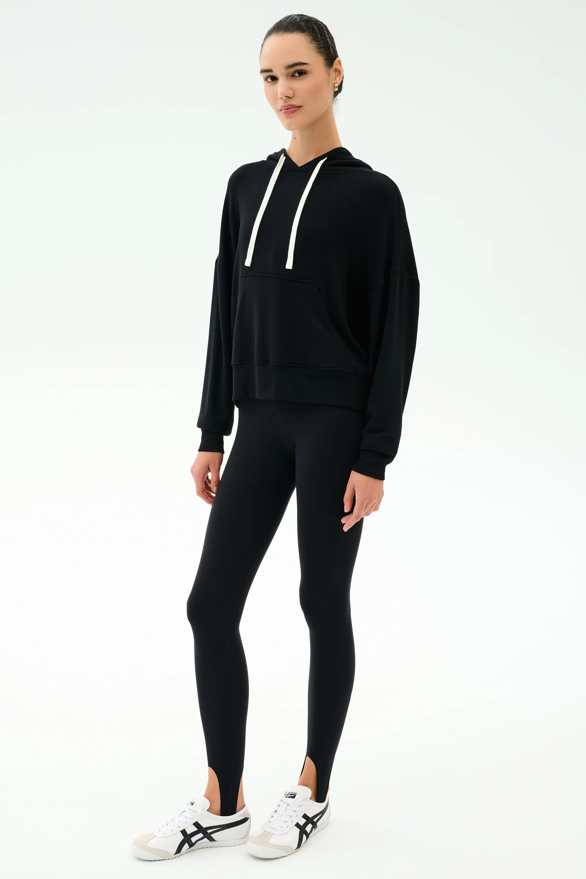 Joey Fleece Hoodie - Black - Image 5