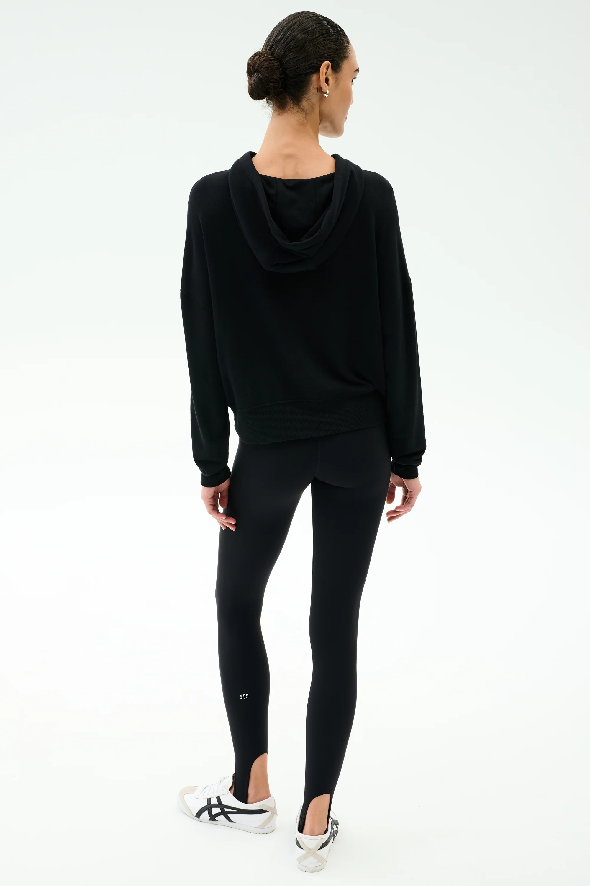 Joey Fleece Hoodie - Black - Image 6