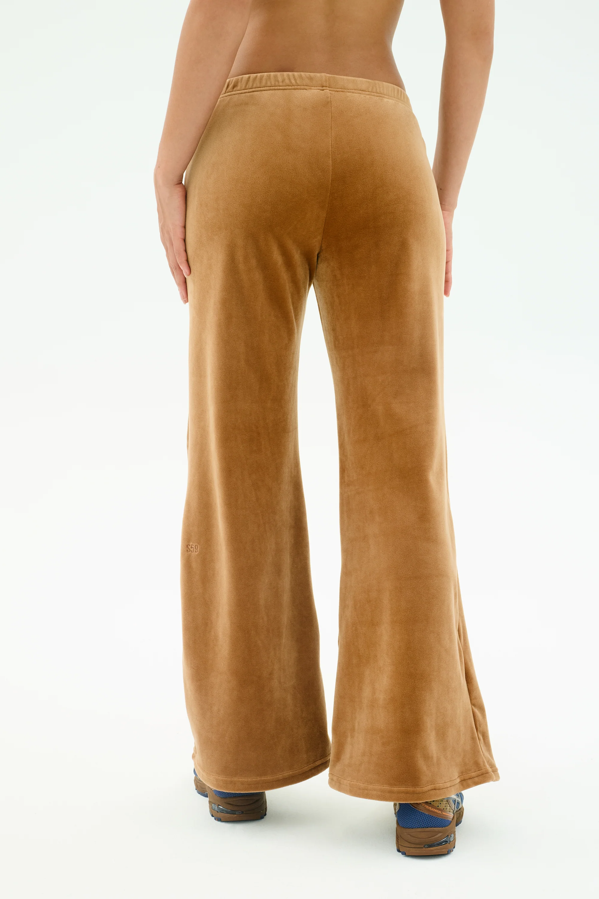 Joy Velour Pant - Honey - Image 3
