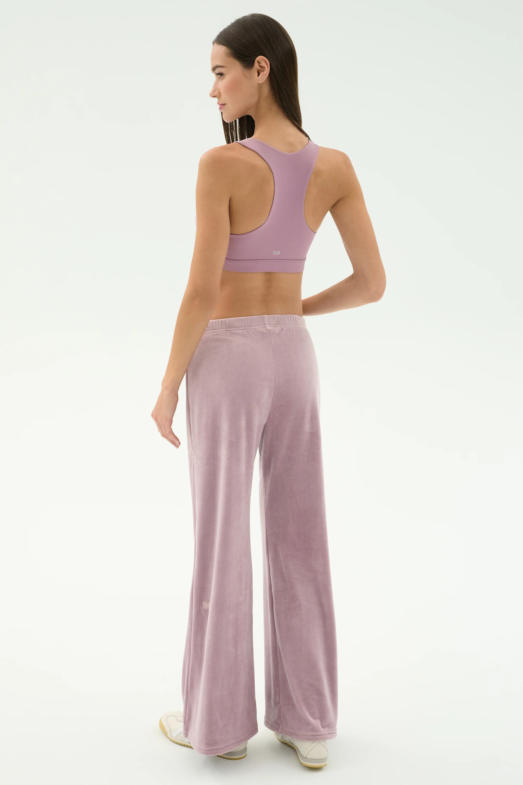 Joy Velour Pant - Blush - Image 6